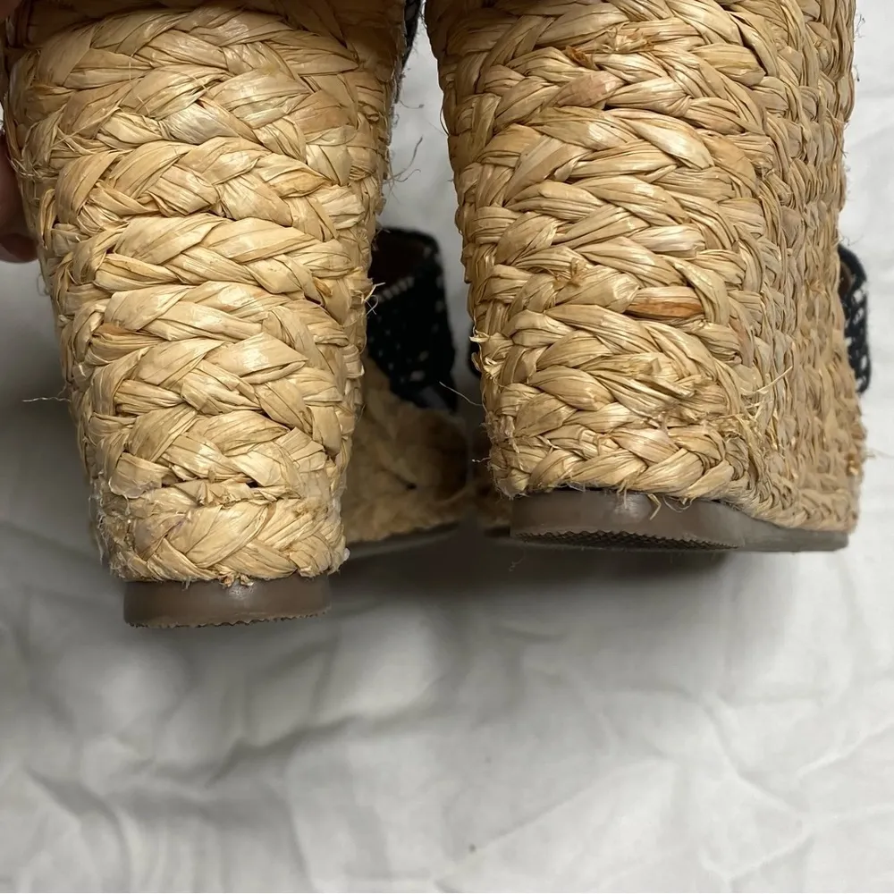 DV by Dolce Vita black and white espadrille wedges size 7.5 - Image 9