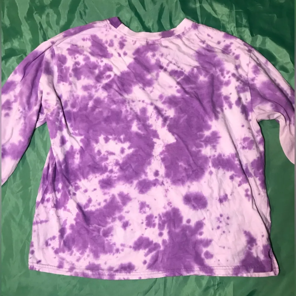 Women’s Long Sleeve Purple Tie Dye Shirt Size L - Image 4