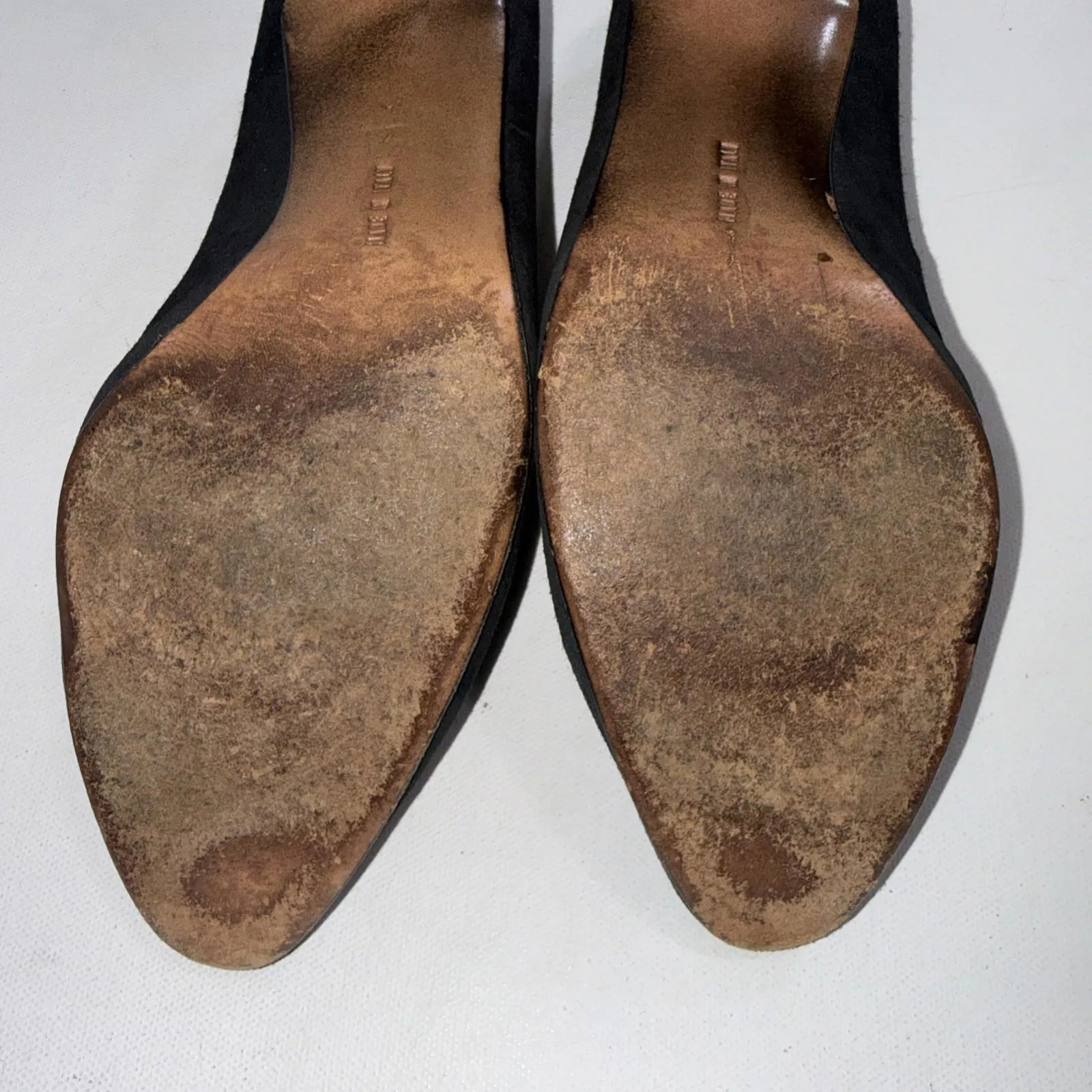 Vintage Salvatore Ferragamo Old Money Classic Career Black Velvet Pumps Heels 8B - Image 10