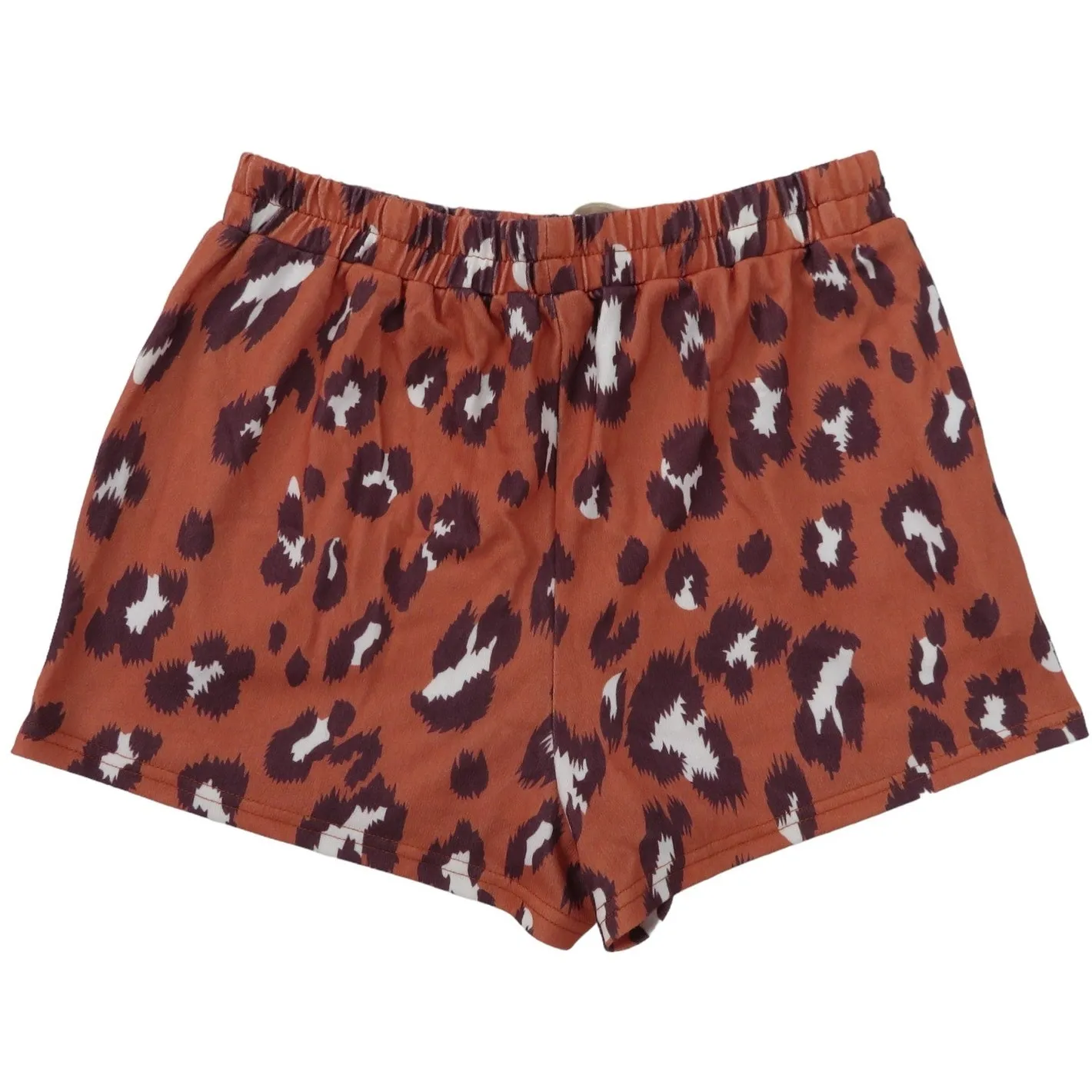 Y2K Womens High Rise Lounge Shorts, Comfy Animal Print Shorts Pockets M NWOT - Image 2