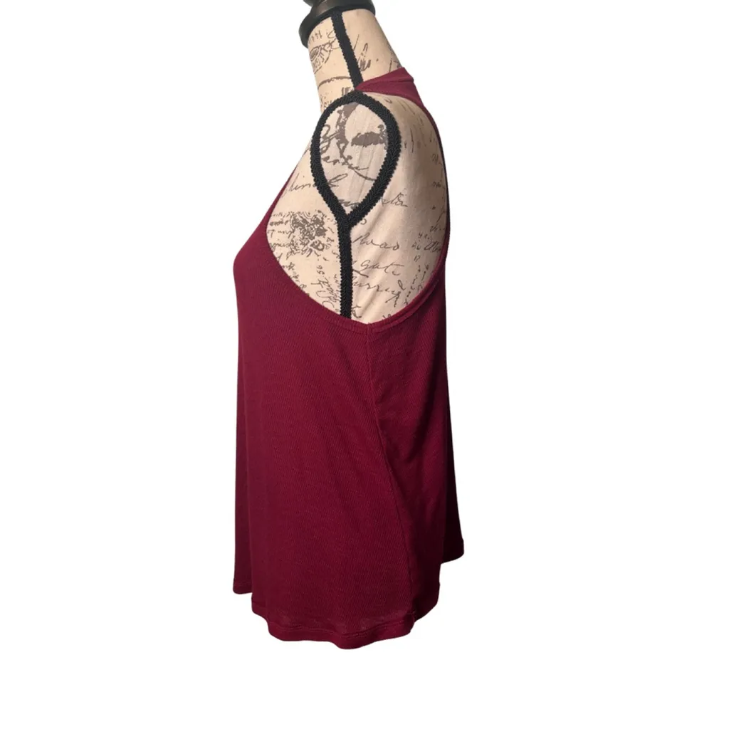 Intimately Free People Size Extra Small Wine Tank Top Red - Image 4
