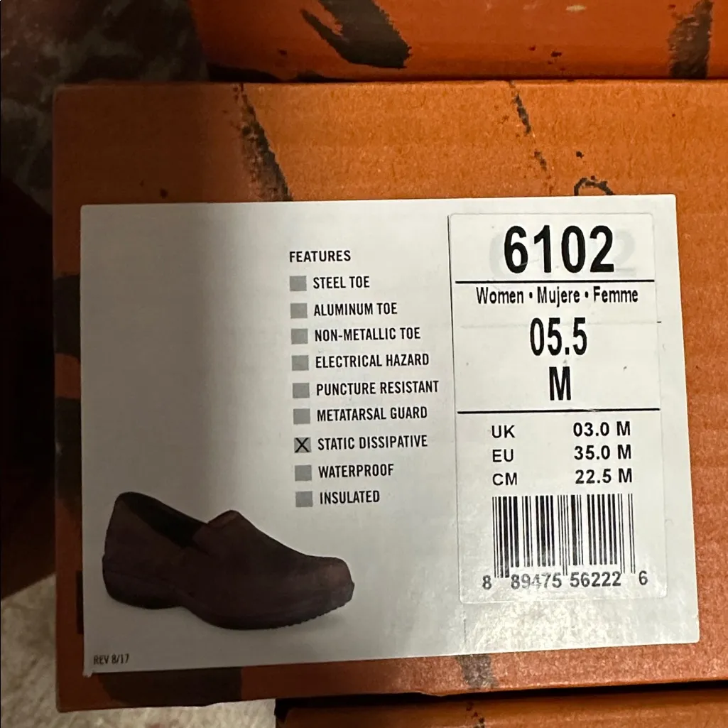 Red‎ Wing Worx 6102 Brown Leather Occupational Loafers Slip On Comfort size 5.5 - Image 6