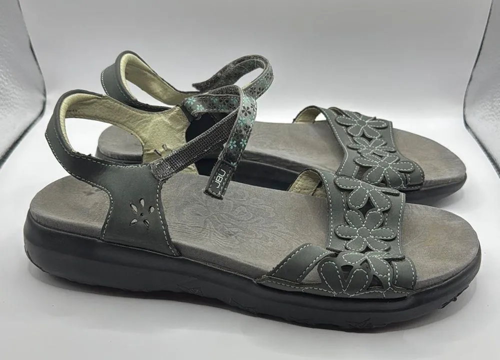 JBU by Jambu Wildflower Sandal Gray Size 10 - Image 4