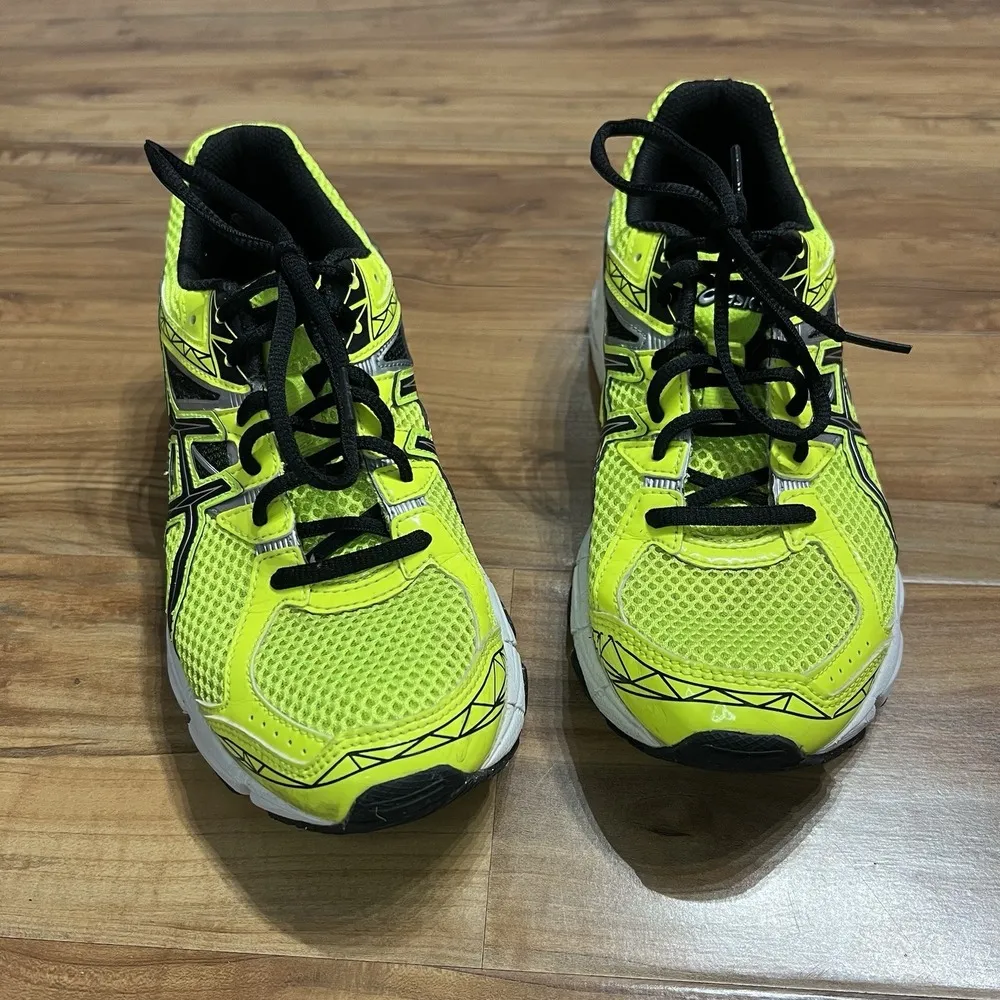 Asics GT-1000 GS Flash Yellow/Black/Lightning C463N Youth 6.5 | Womens 8 Running - Image 2