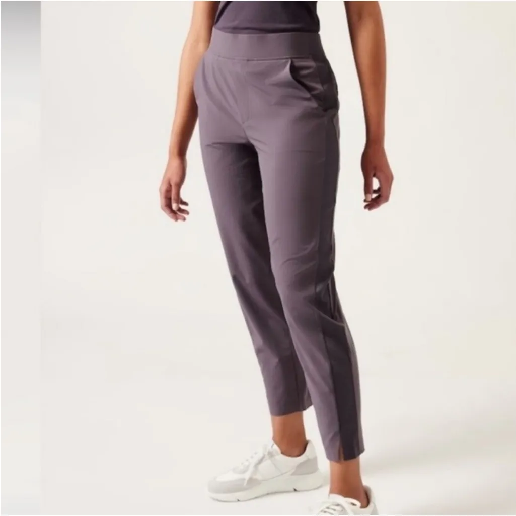 Athleta Brooklyn Mid Rise Ankle Pant Wrinkle-resistant stretch tailored Size 10 - Image 14