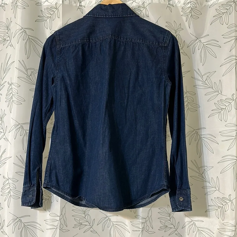 -Dark Denim Soft Wash Shirt - Image 3