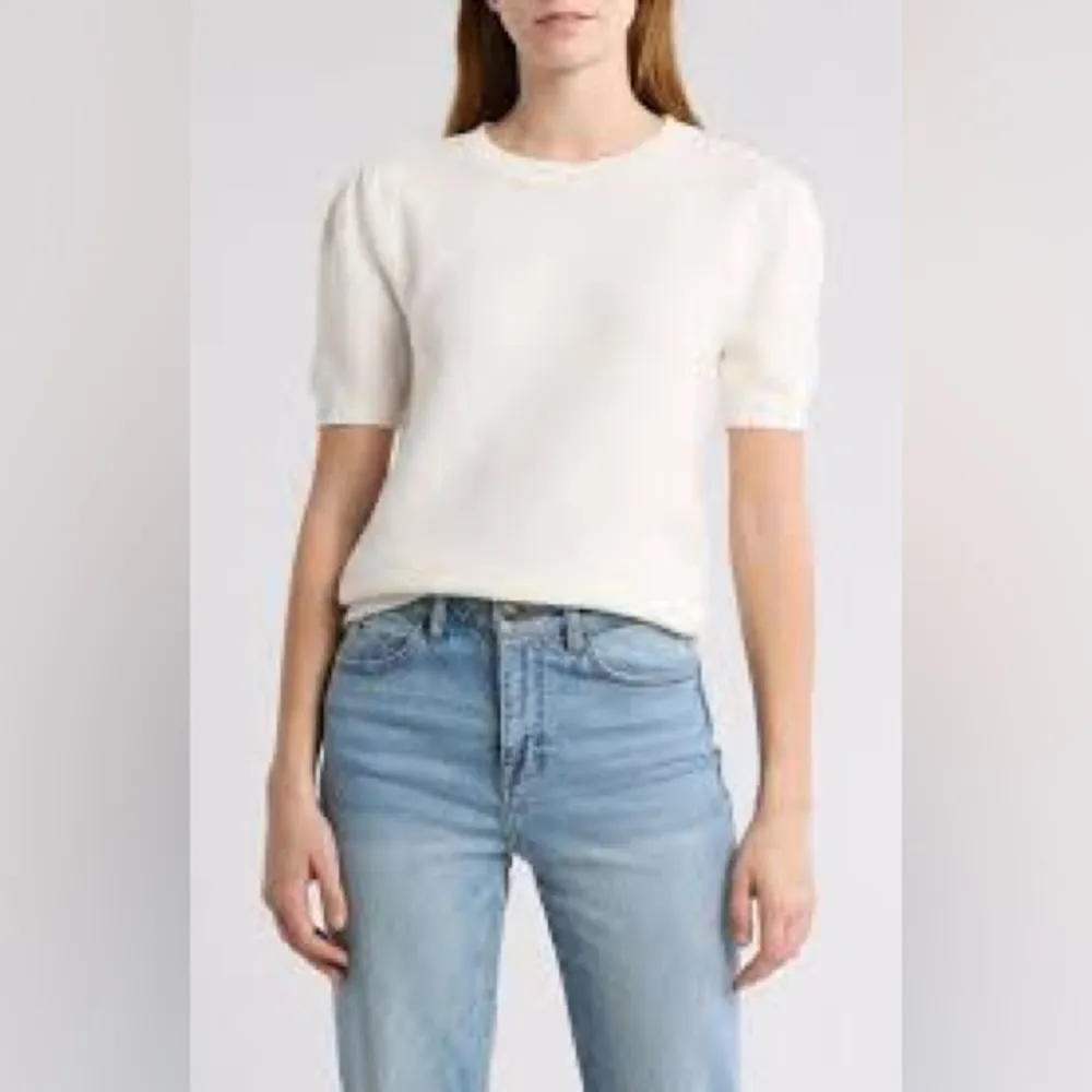 Melrose and Market Cream Crew Neck‎ Sweater with Plush Texture NWOT Size XL - Image 7