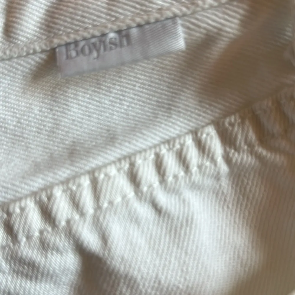 Boyish by Her White Vertigo Avery Button Fly Denim Jeans Size 25 - Image 6