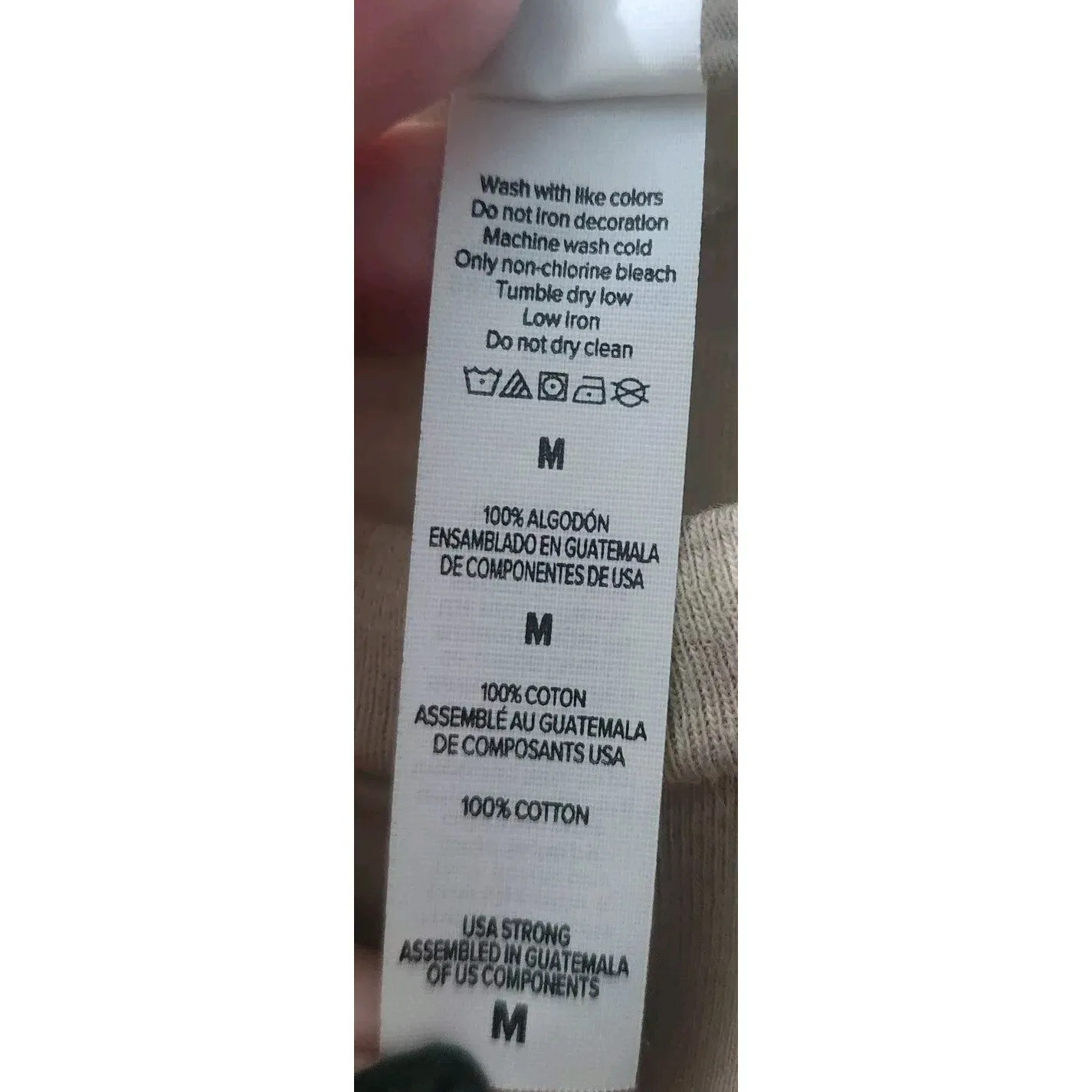 Bella+Canvas‎ Hello Fall Graphic T-Shirt Short Sleeve Casual Top Beige M - Image 4