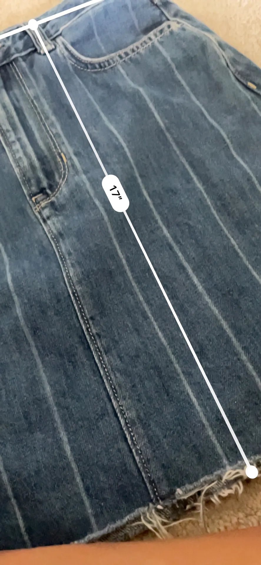 Ultra High Rise Striped Mini Skirt - Image 4