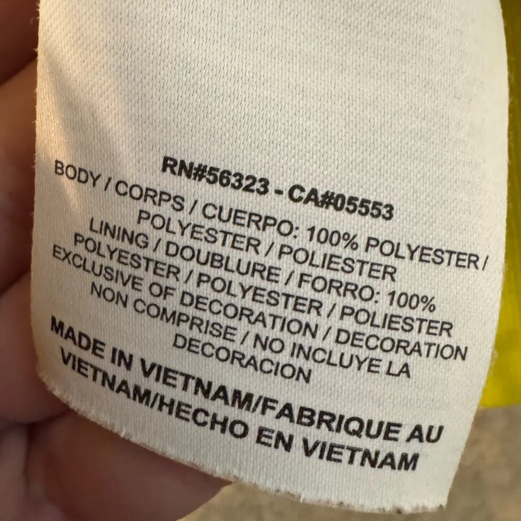 Nike “Windrunner” y2k rain jacket – neon‎ yellow, Small - Image 10