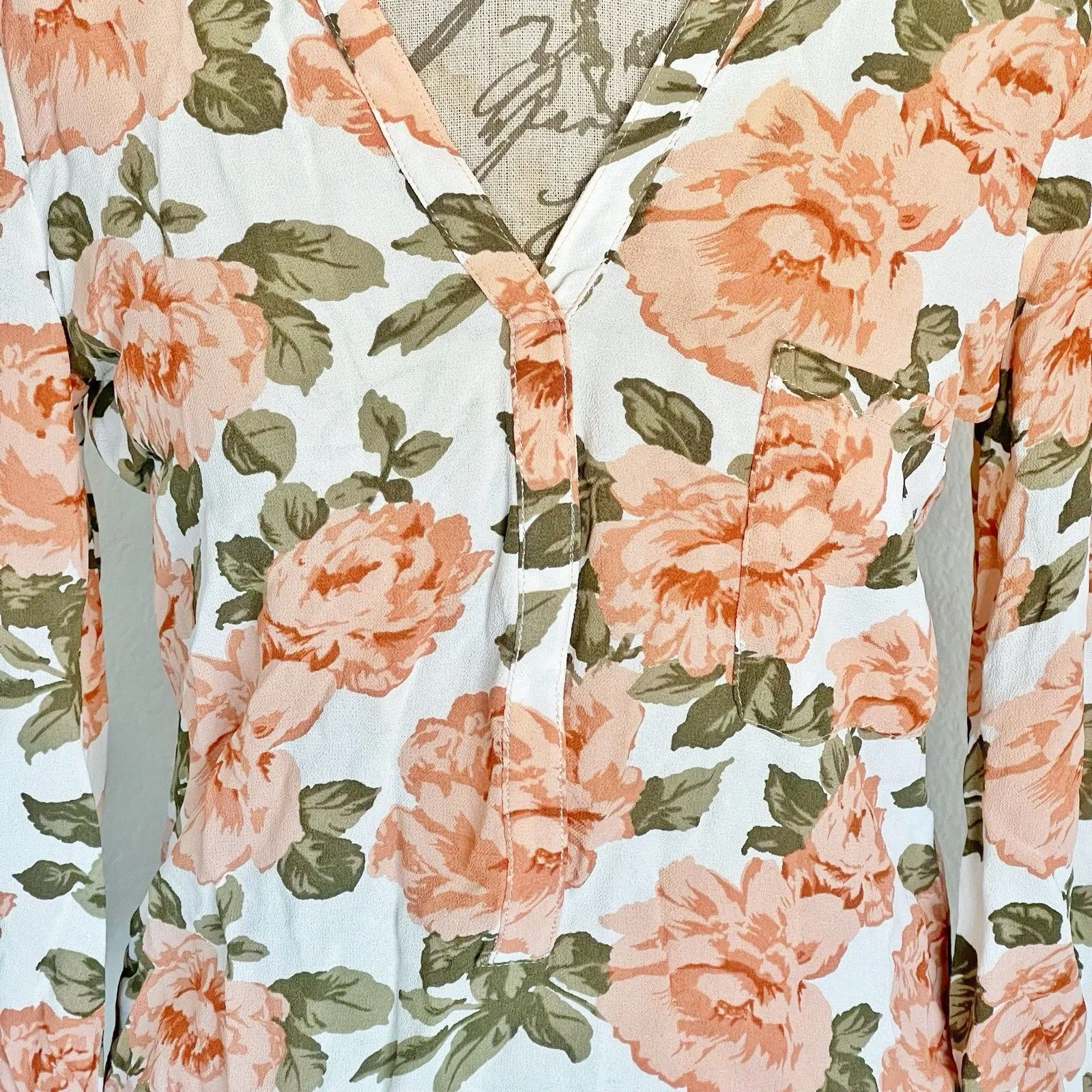 Reformation Womens Blouse XS Floral Cottagecore Cottage Bohemian Boho Romantic - Image 6