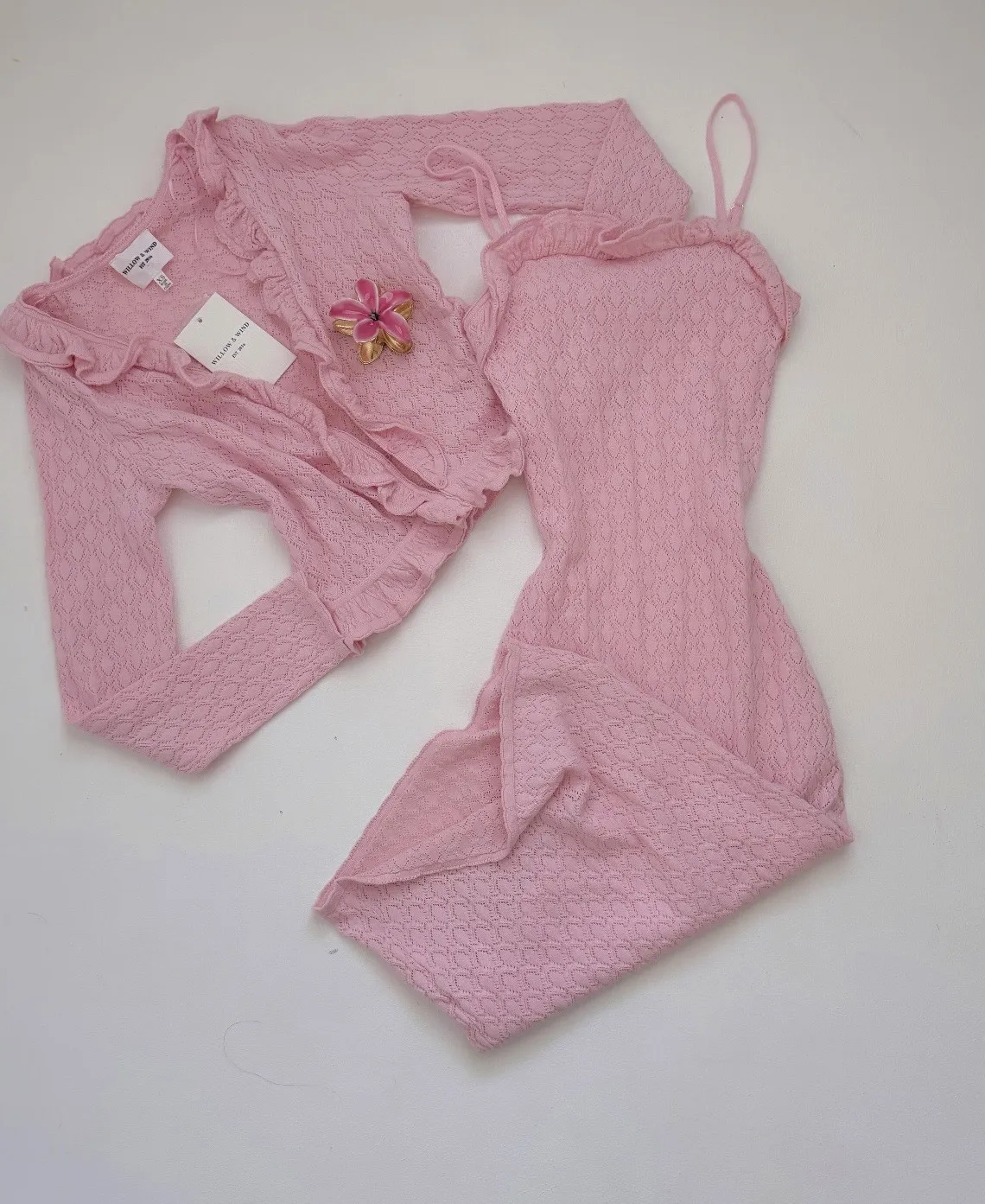 Willow & wind two piece set pink - Image 3