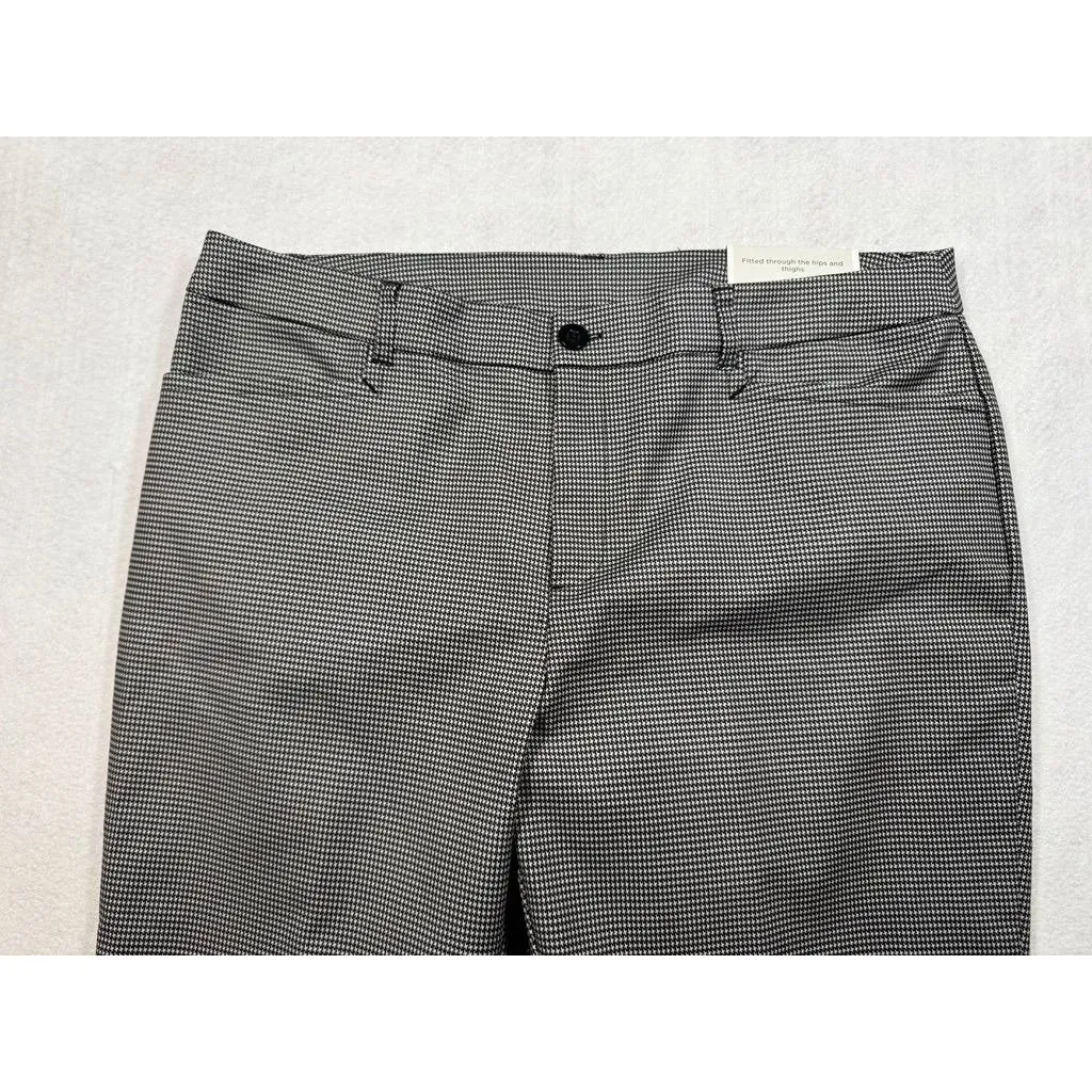 Christopher & Banks The Perfect Pant Mid Rise Houndstooth Trousers Womens 14 Avg - Image 3