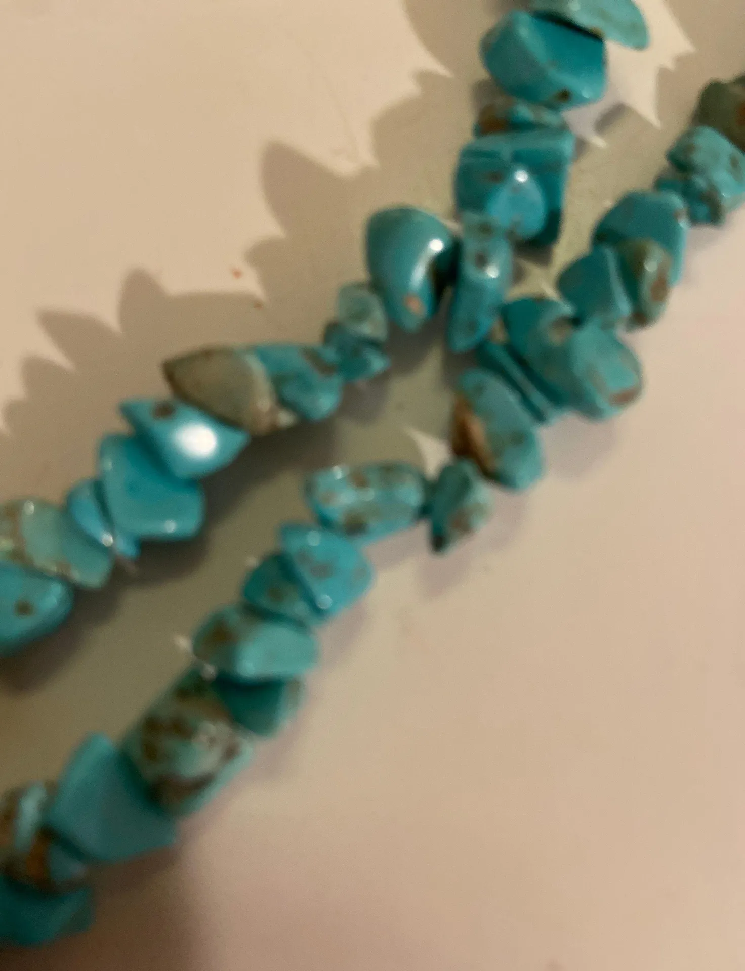 SheIn blue stone necklace - Image 2