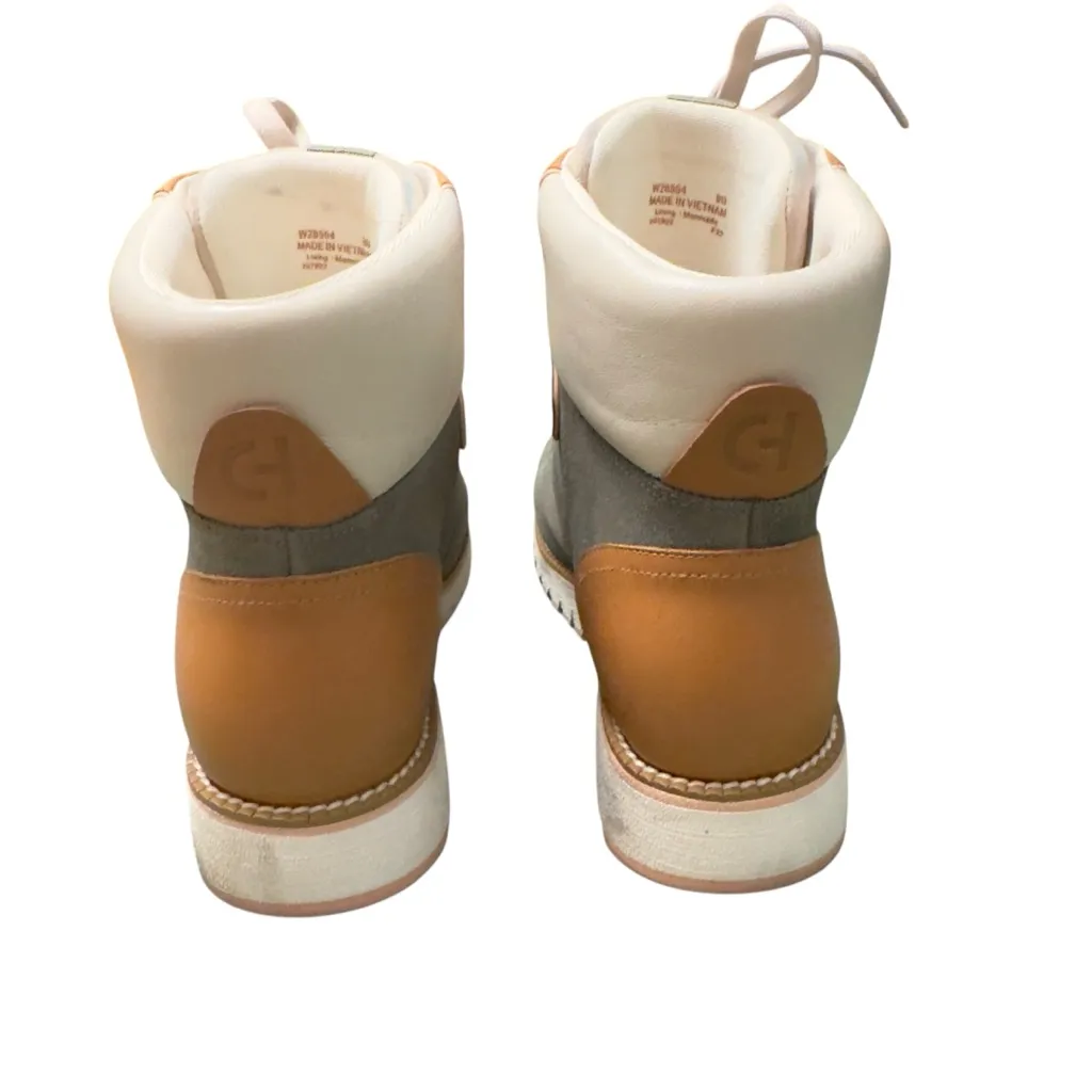 Cole Haan ZeroGrand Hiking Boots Women’s 9B | Suede & Leather Lug Sole Boots EUC - Image 4