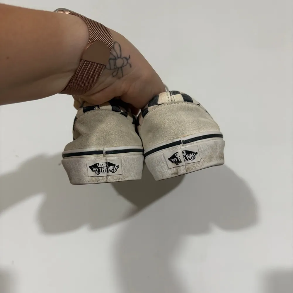 Vans Era Primary Black Checkered and Cream Checker Suede Canvas Sneaker M 7.5 W9 - Image 9