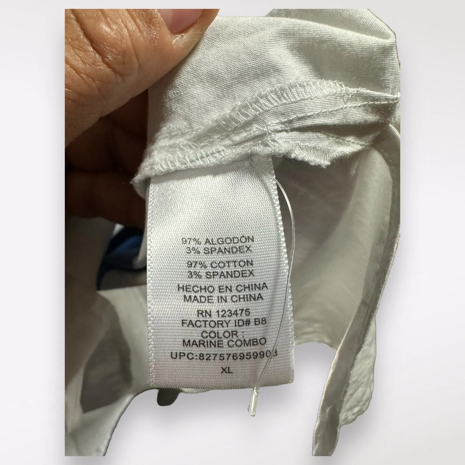 Reed Krakoff Dress Women's Size XL‎ Dip Dye Sleeveless Shirt Dress Blue & White - Image 9