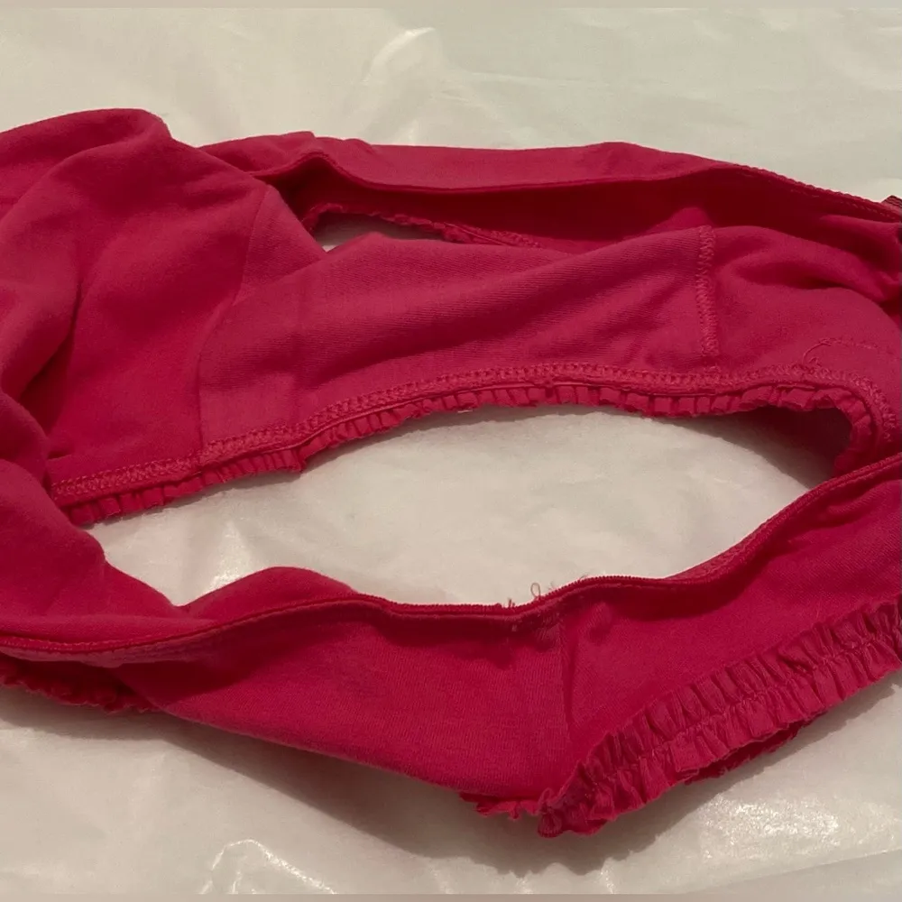 Victoria’s Secret Pink Y2K Ruffle Trim Bow Hiphugger Size M New Without Tag - Image 5