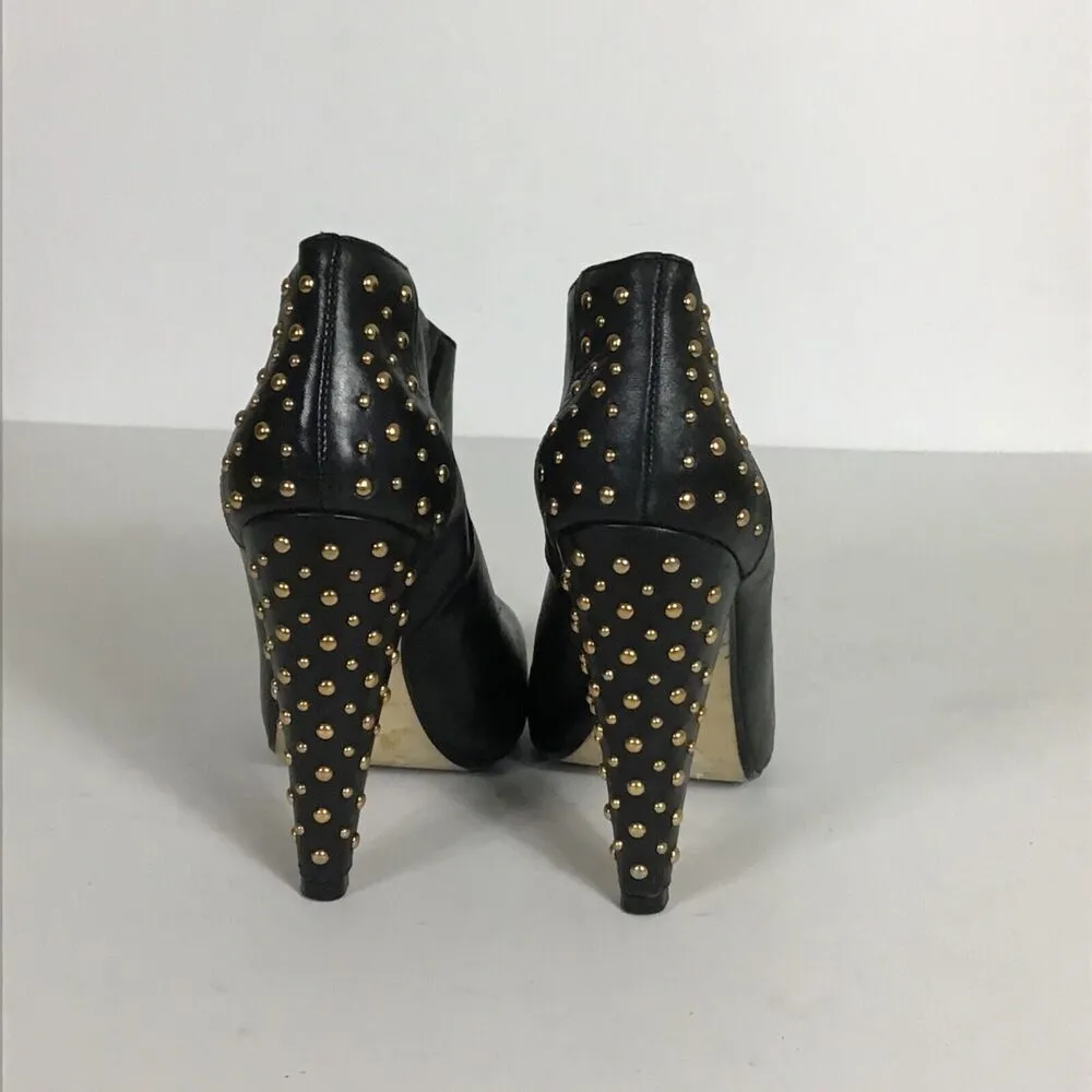 Top Shop Women Ankle Botties  Sz. 38/7.5 Studded detail on Back boot Sexy - Image 3