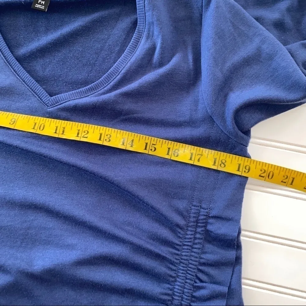 Vera Wang Simply Vera  Ruched V-Neck Top - Image 9