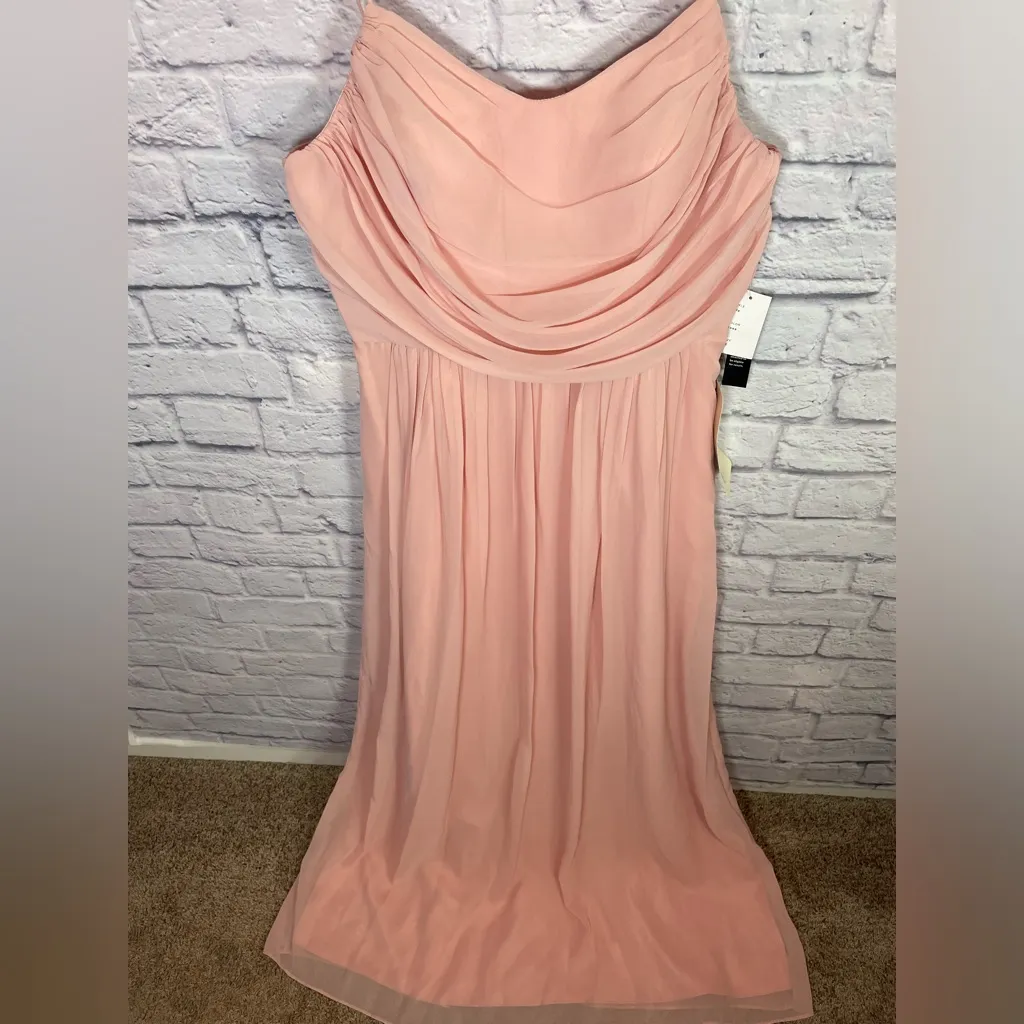 NWT Weddington Way Lila‎ Pink Bridesmaid Gown Prom Dress Rose color size 12 - Image 3