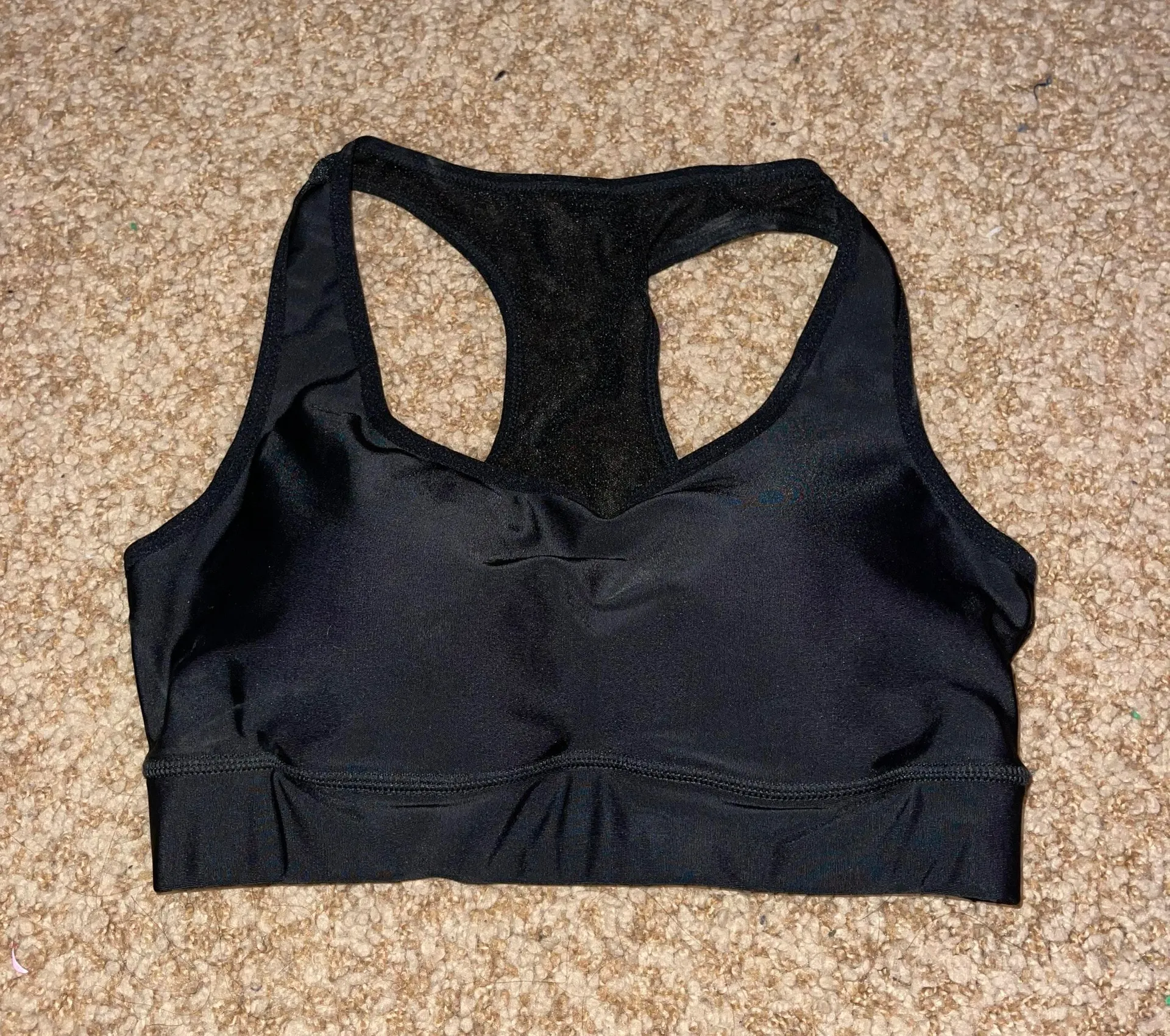 Black Sports Bra - Image 3