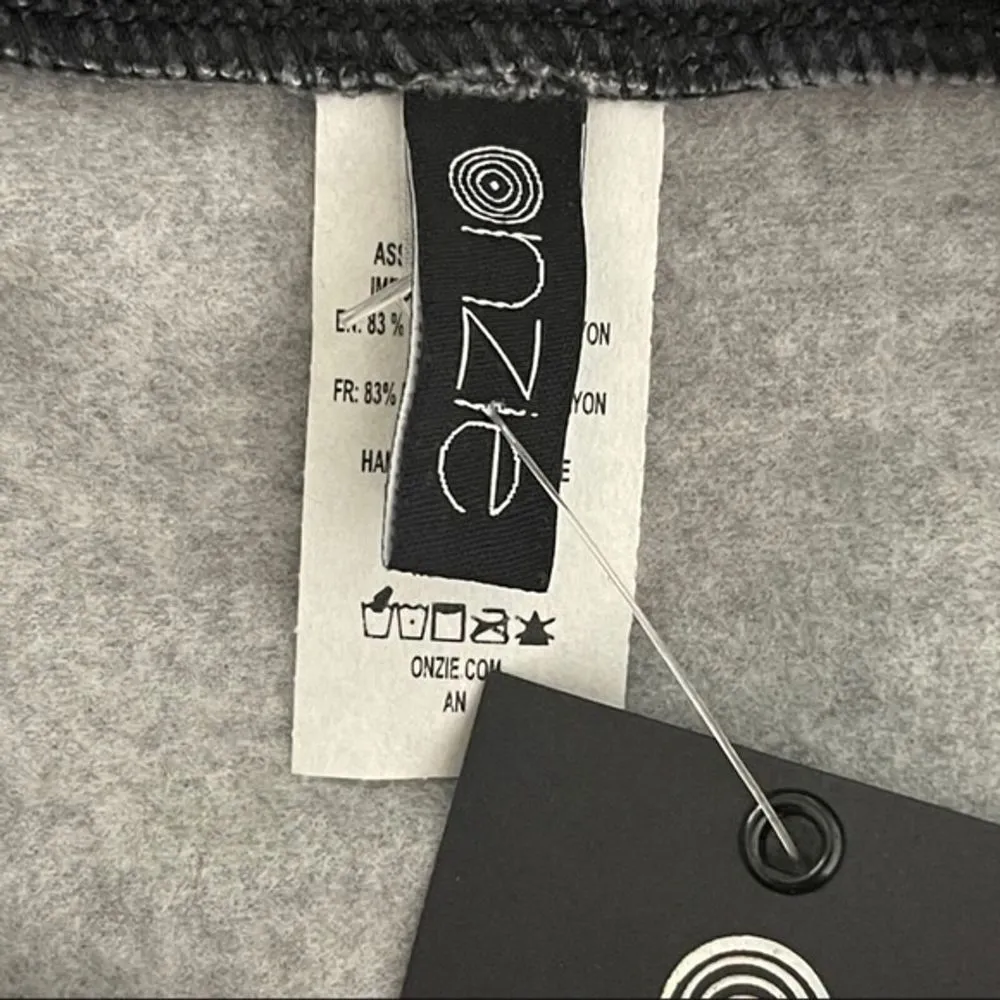 Onzie Shirt Women One Size Blue Navy Serpent Slouchy Boyfriend Sweatshirt Casual - Image 4