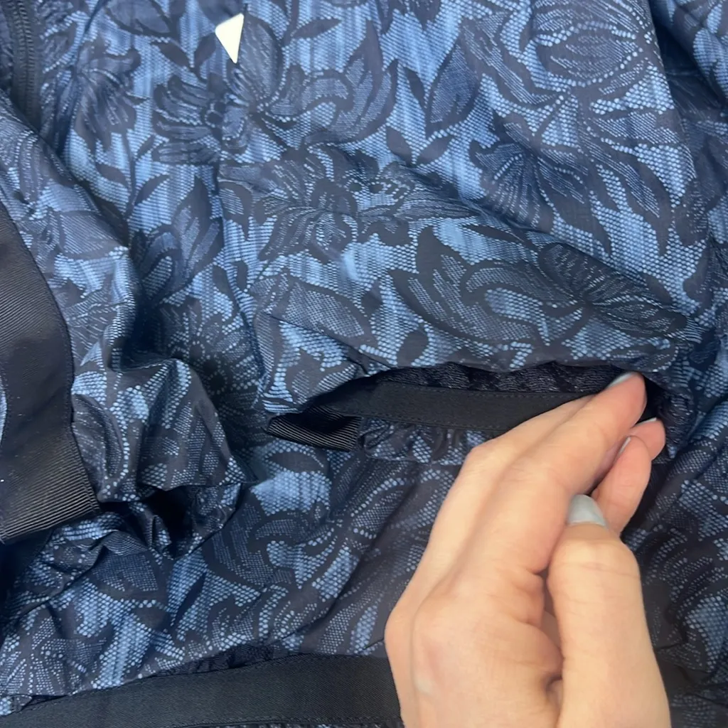 Athleta Sightseer Lace Jacket Navy Floral‎ Size 2X NWT - Image 11