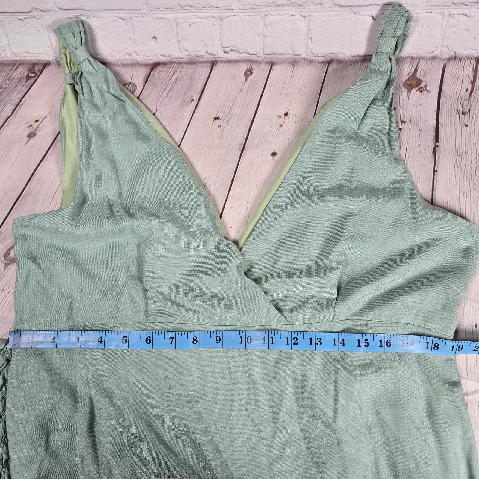 Cupshe Marianna Green Braided Belt Dress‎ Size XXL NWT - Image 10