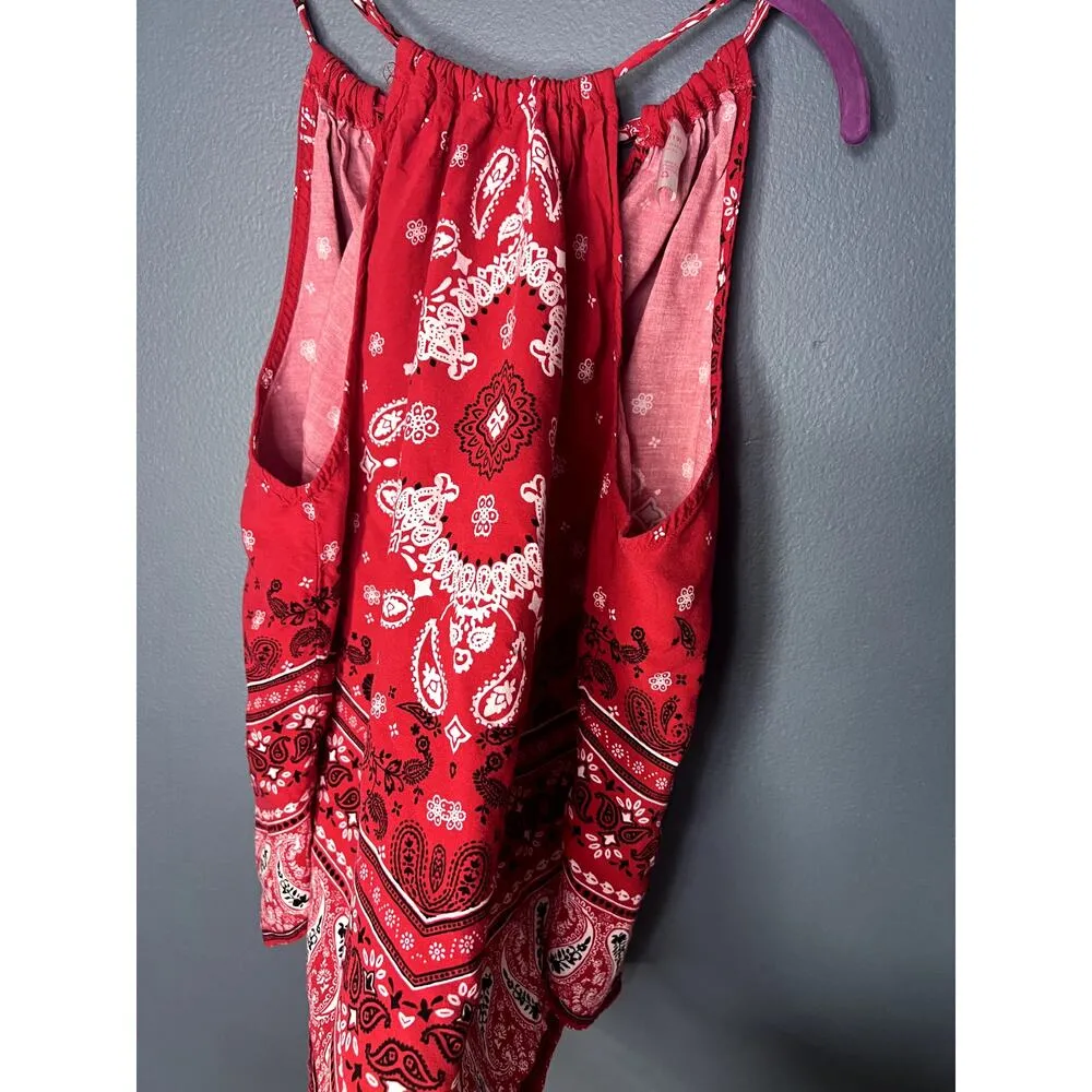 No Boundaries Handkerchief Women's XXL Y2K Red Princess Diaries Inspired Top - Image 2