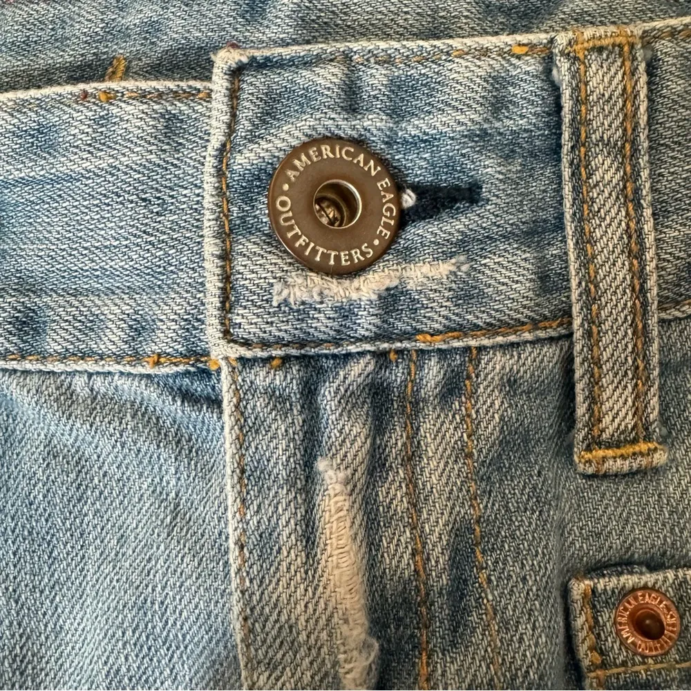 OUTFITTERS, vintage micro mini denim skirt, size 0 - Image 6