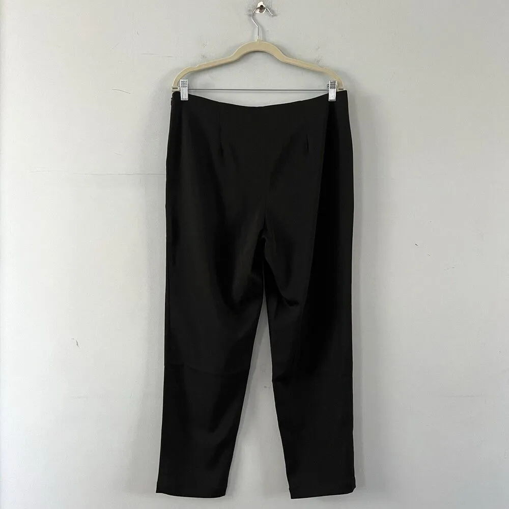 NWT Marie Oliver Scout High Waisted Pleated Trouser Black Dress Pants - Image 3