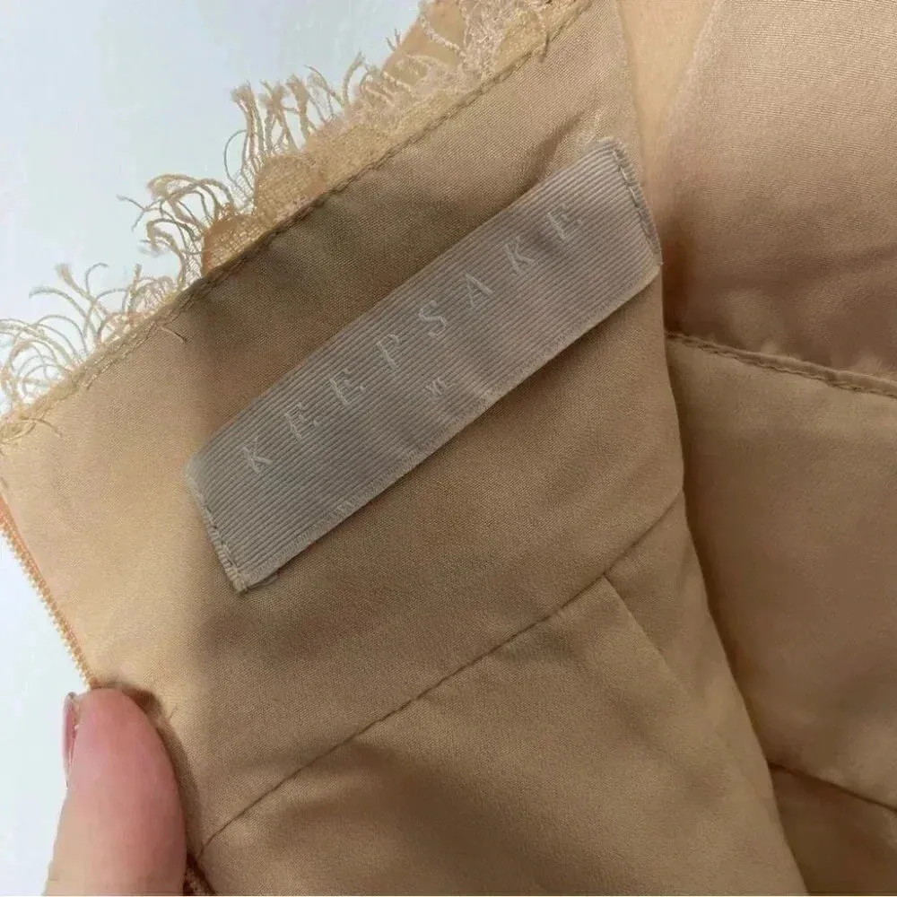 KeepSake the Label Bridges Lace Midi Dress Size XL Pink - Image 7