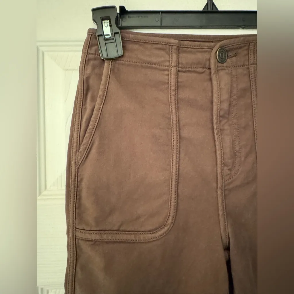 Joie Andira Patch-Pocket Skinny Pants Women’s Brown High-Waisted Pants Size 24 - Image 10