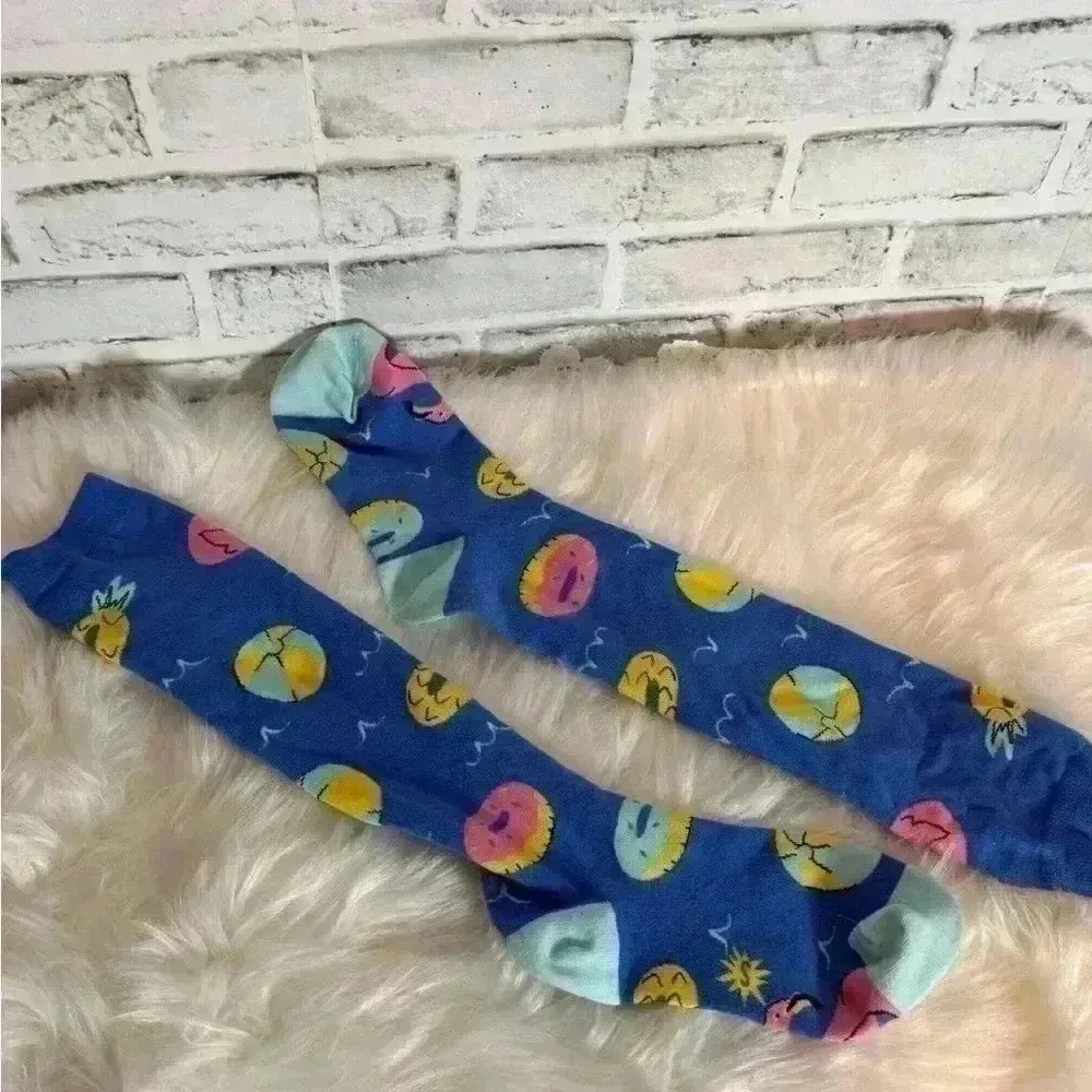 Dog socks floating in pool with floatie pink‎ flamingo float Blue - Image 4