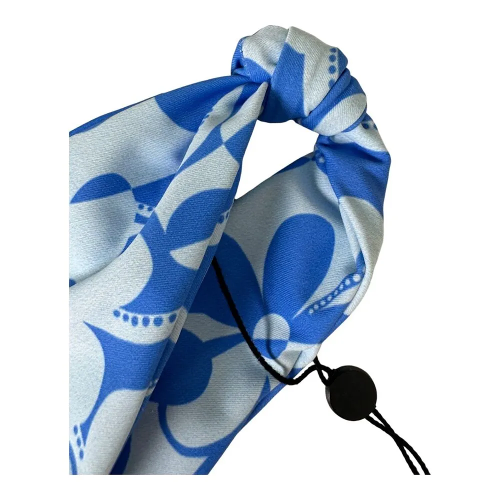 Skatie Suzanne Cape Cod Blue Floral Swim Bikini Bottoms Size XL NEW with Tags - Image 4