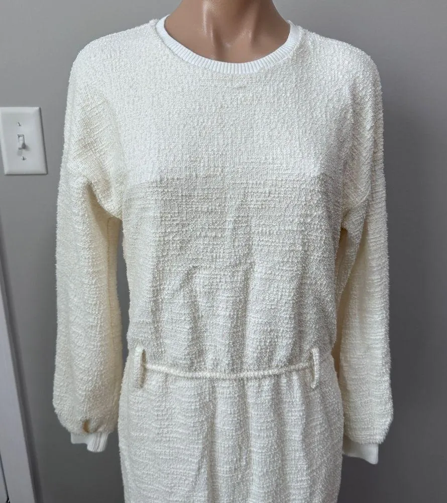 Dolan Anthropologie Jacqueline Sweater Dress Cream Maxi Ivory Bone Left Coast - Image 5