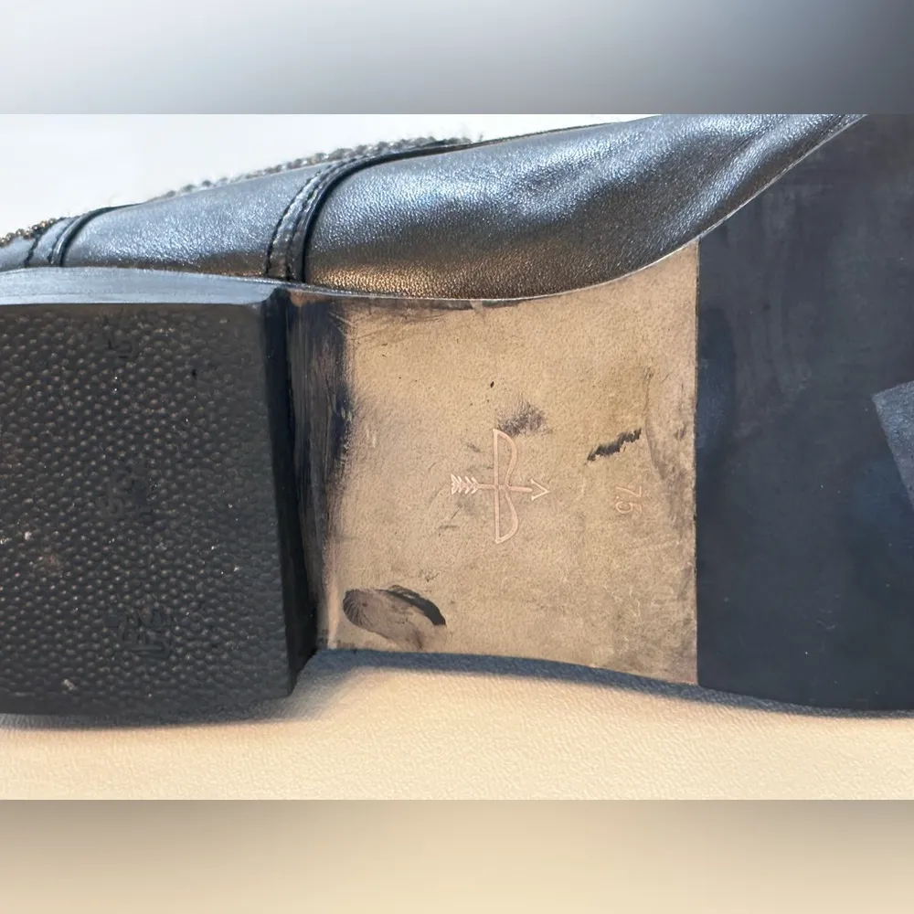 Womens  Keon Short Back Studded Booties, Black Size 7.5 - Image 8