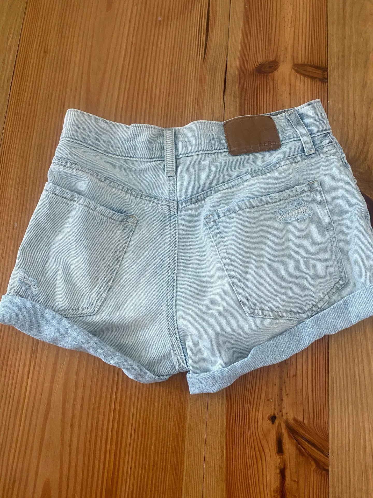 Aeropostale Light Wash,  Jeans Shorts - Image 3