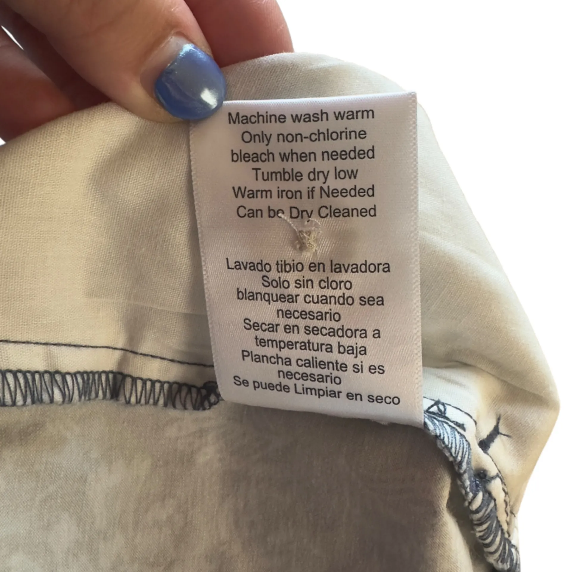 Jachs Girlfriend Blue Floral Print Stretch‎ Chino Casual Shorts XXL NWT - Image 8