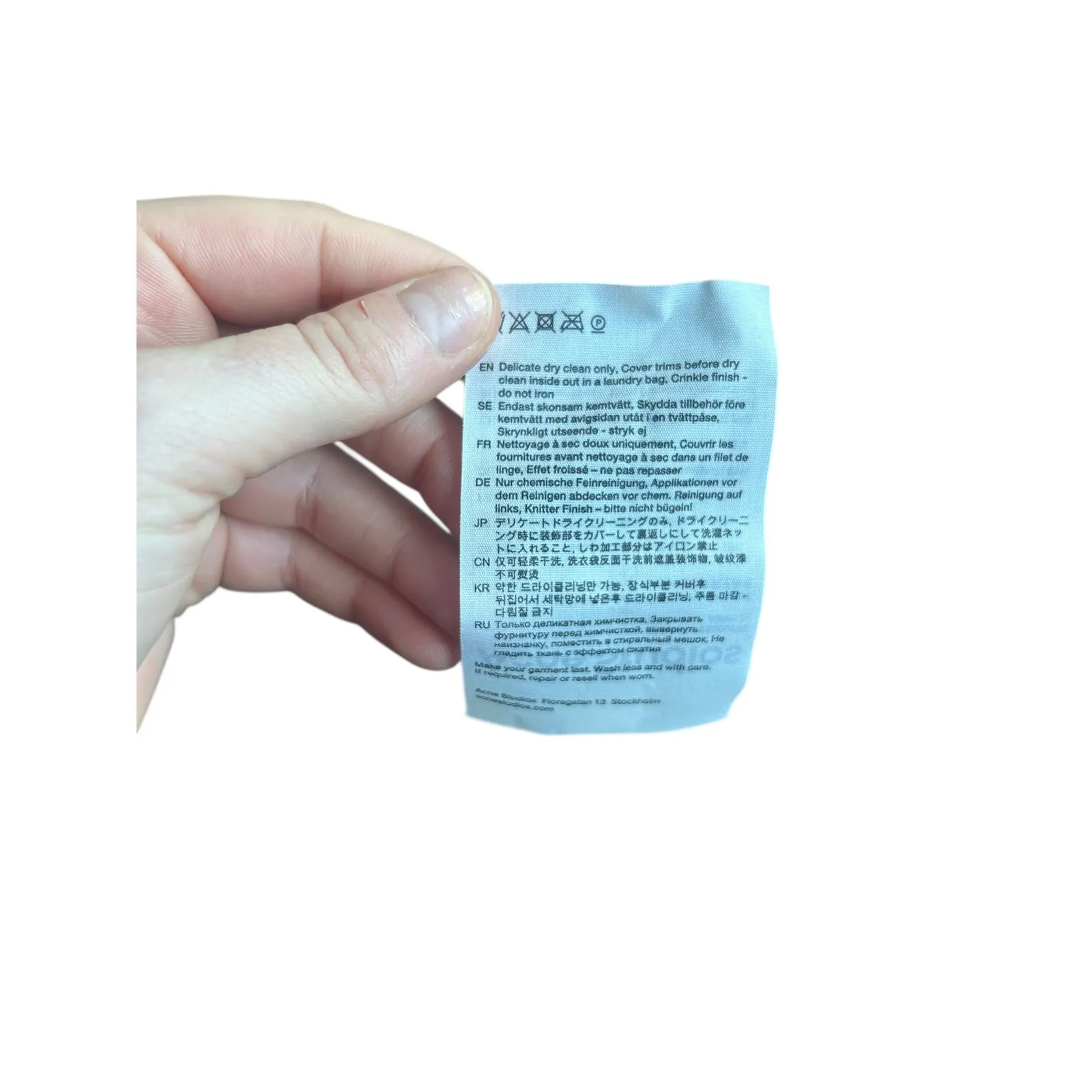 Acne Studios Deconstructed Layered Midi Dress Lilac Grey Button Front Medium - Image 12