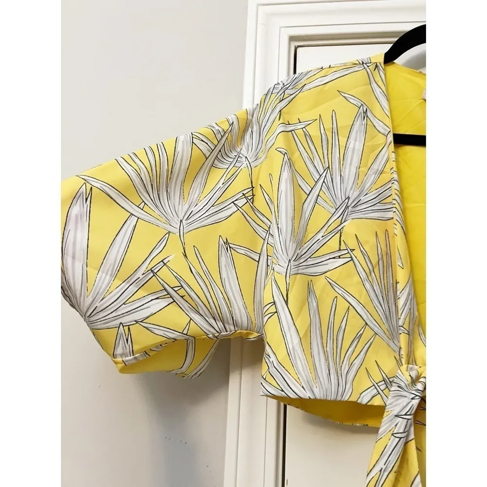 Hutch Yellow Leaf Crop Top - Image 6