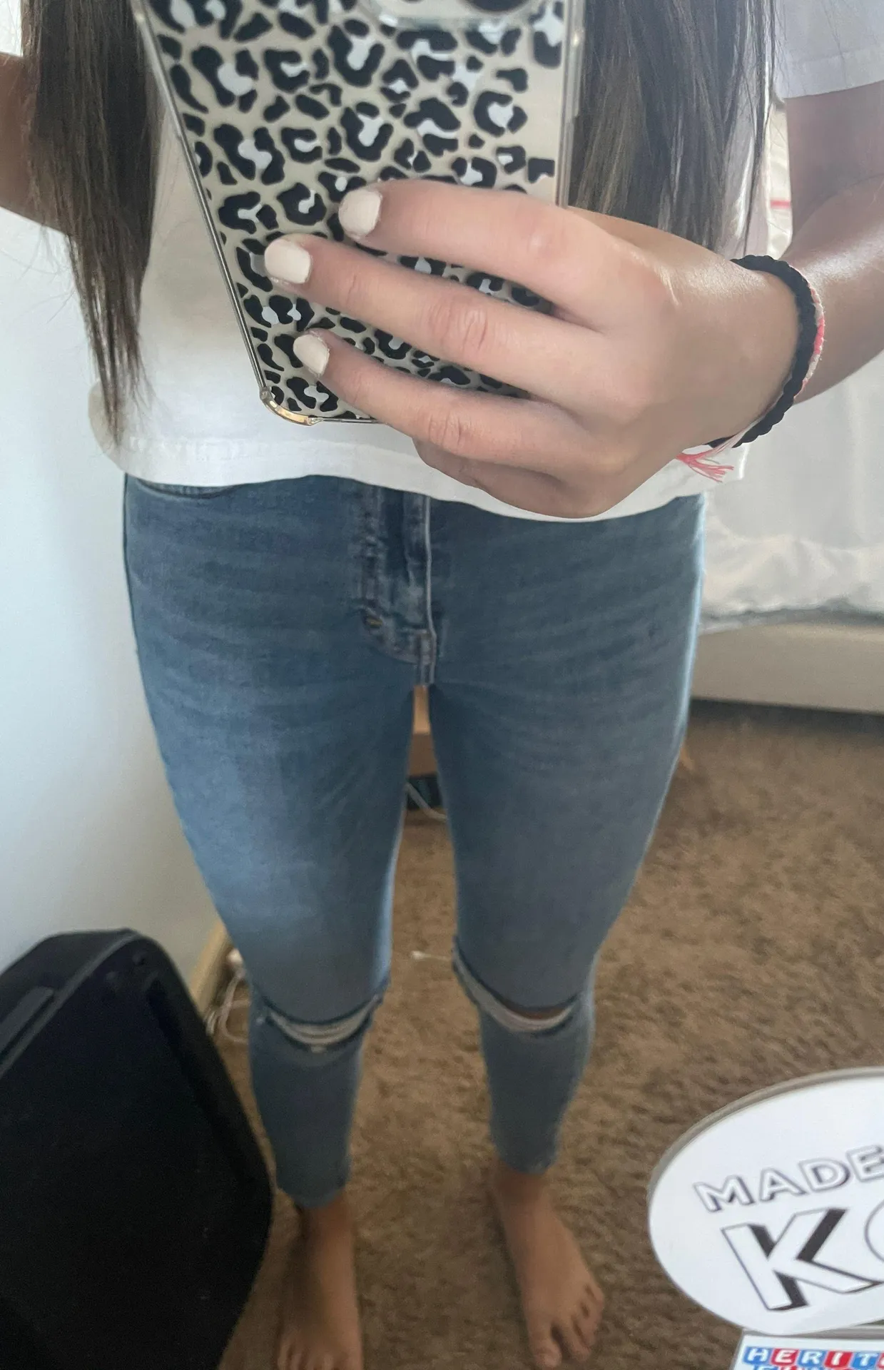 Jamie High Waisted Ripped Jeans - Image 3