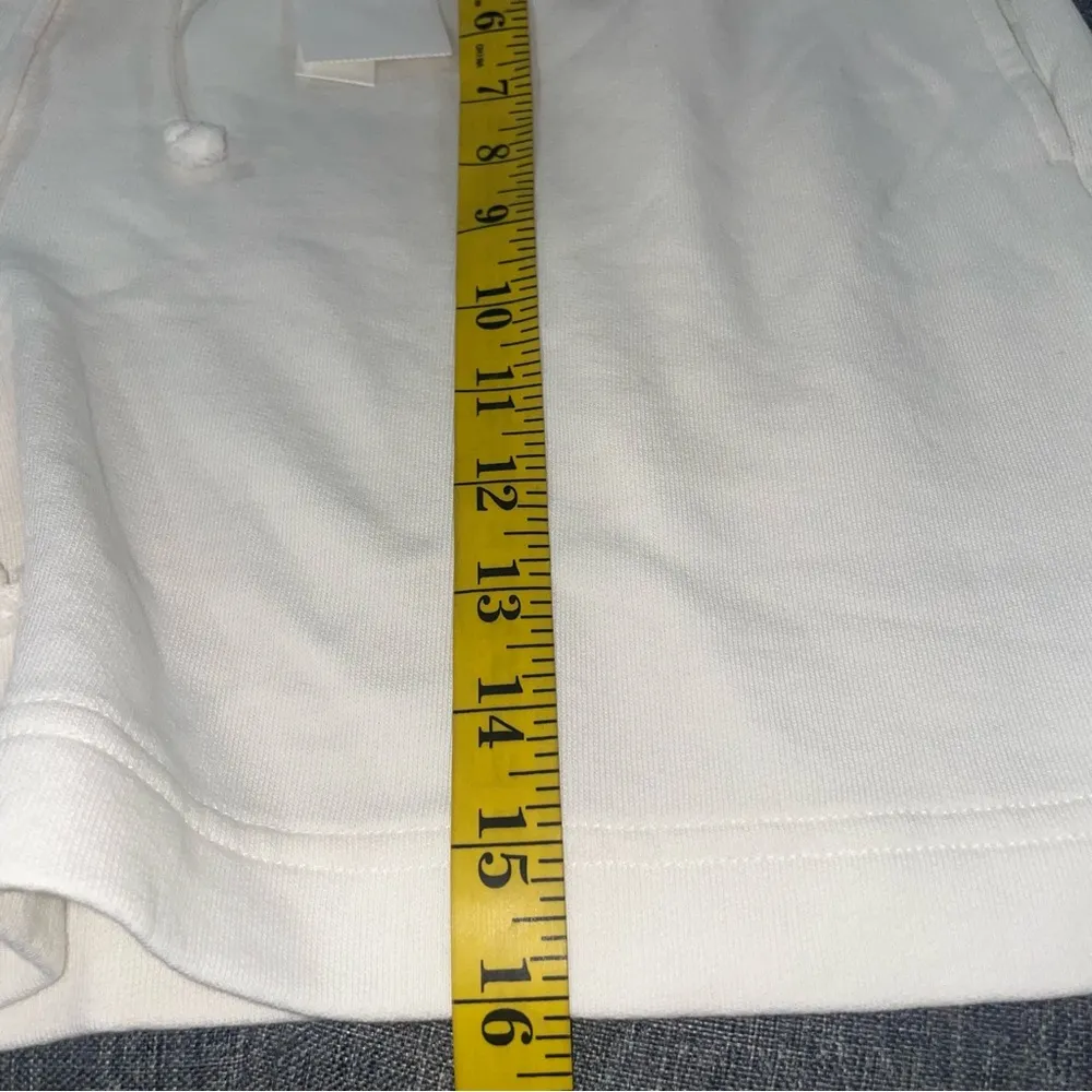 Vince Drawstring Lounge Shorts in Bone Large 100% Cotton - Image 10