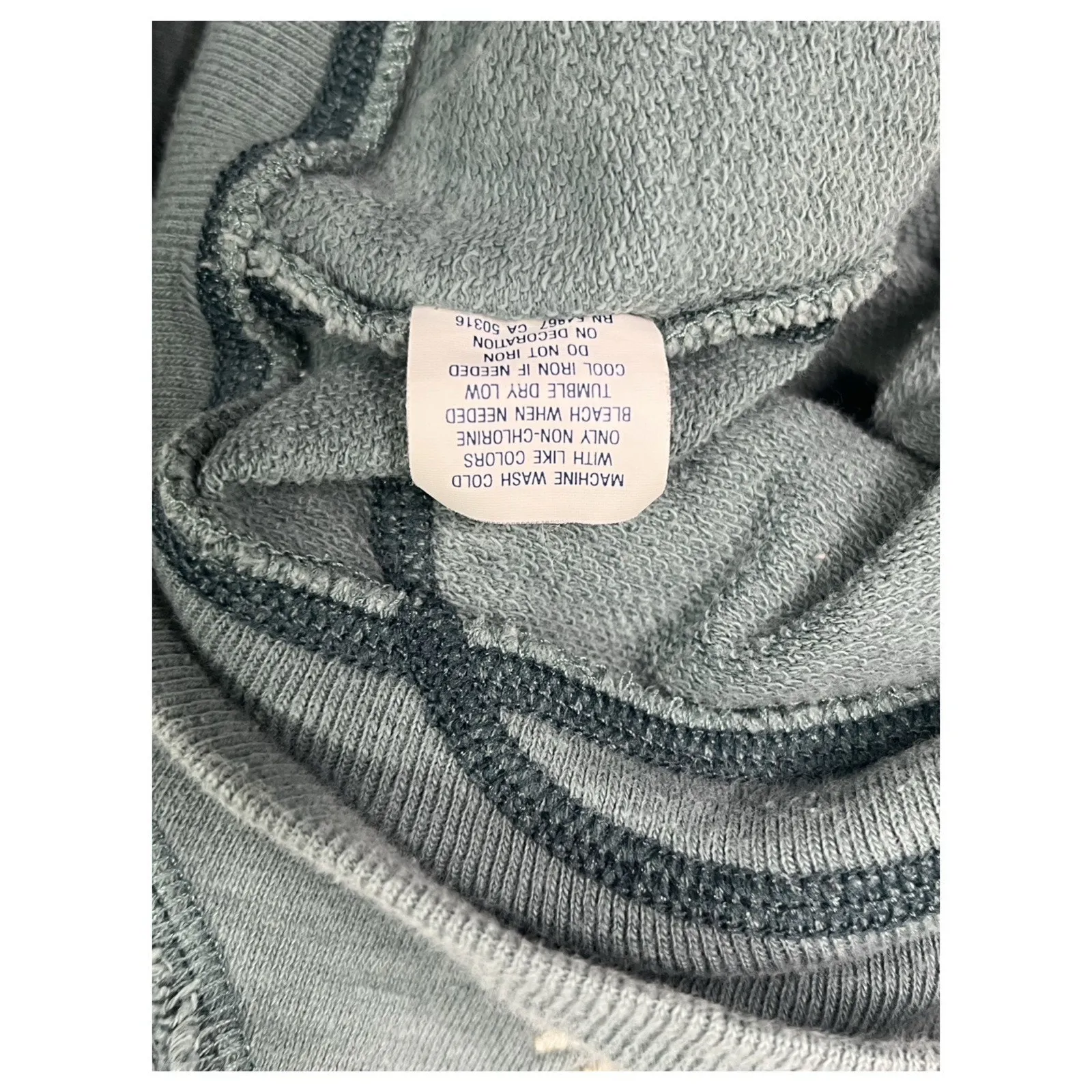 Vintage Abercrombie Fitch Womens Large Green Hoodie Full Zip Spell Out Retro Y2K - Image 8