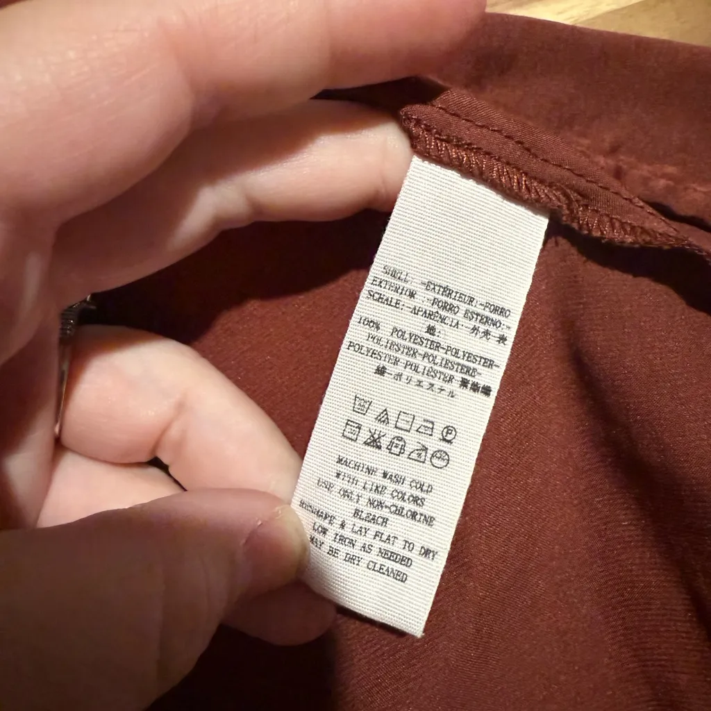 Free people rust midi skirt sz 0 - Image 5