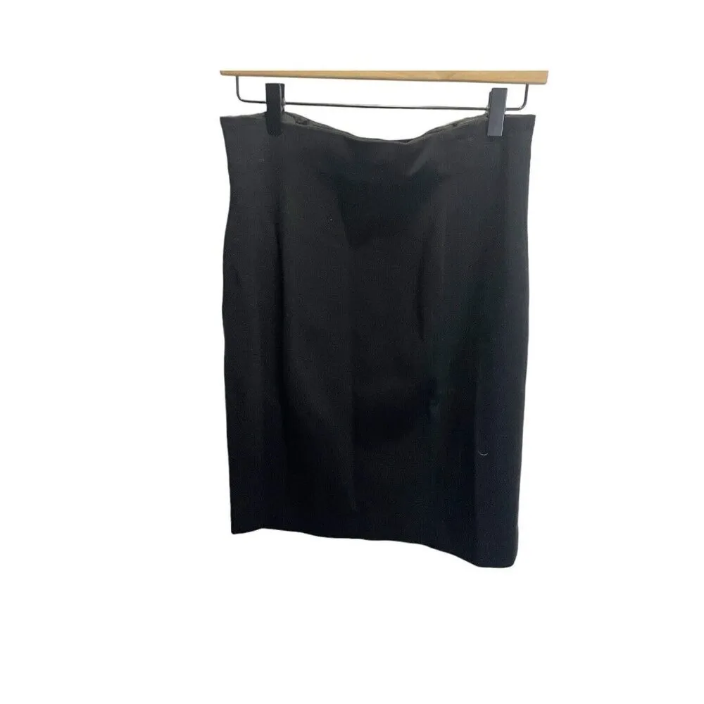 Ann Taylor Pencil Skirt  Season less Stretch Black Size 2 Business Career - Image 3