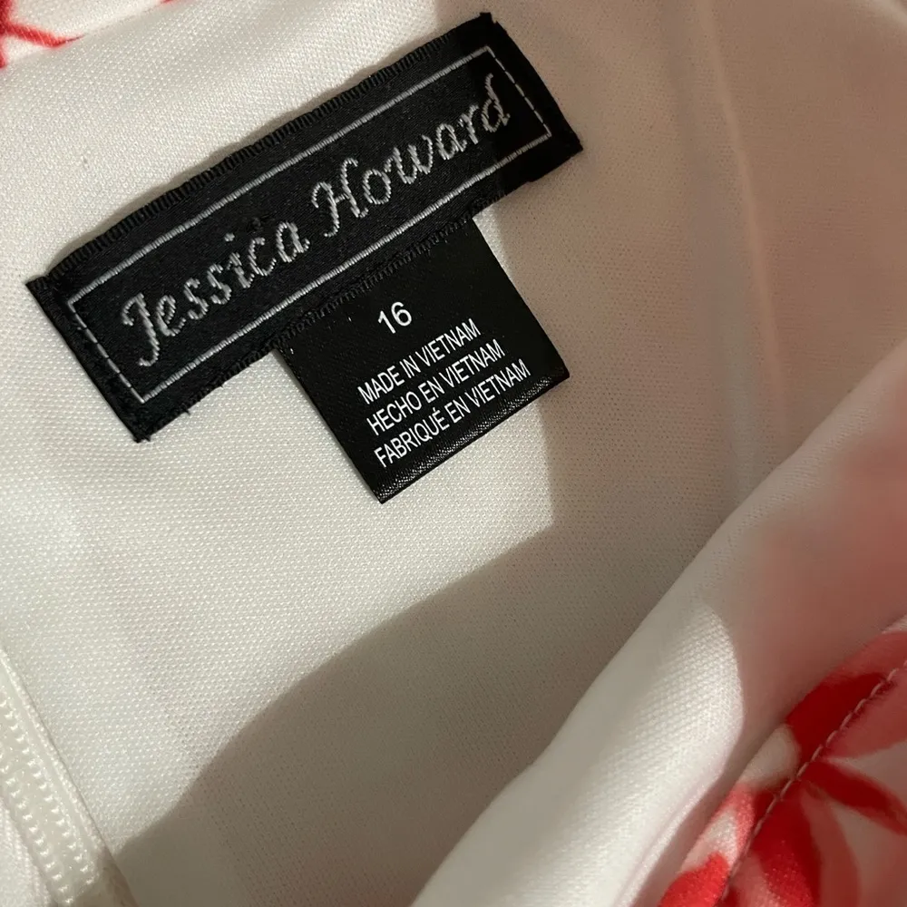 JESSICA HOWARD Womens Coral Sleeveless Fit + Flare Dress Petites 16 - Image 11