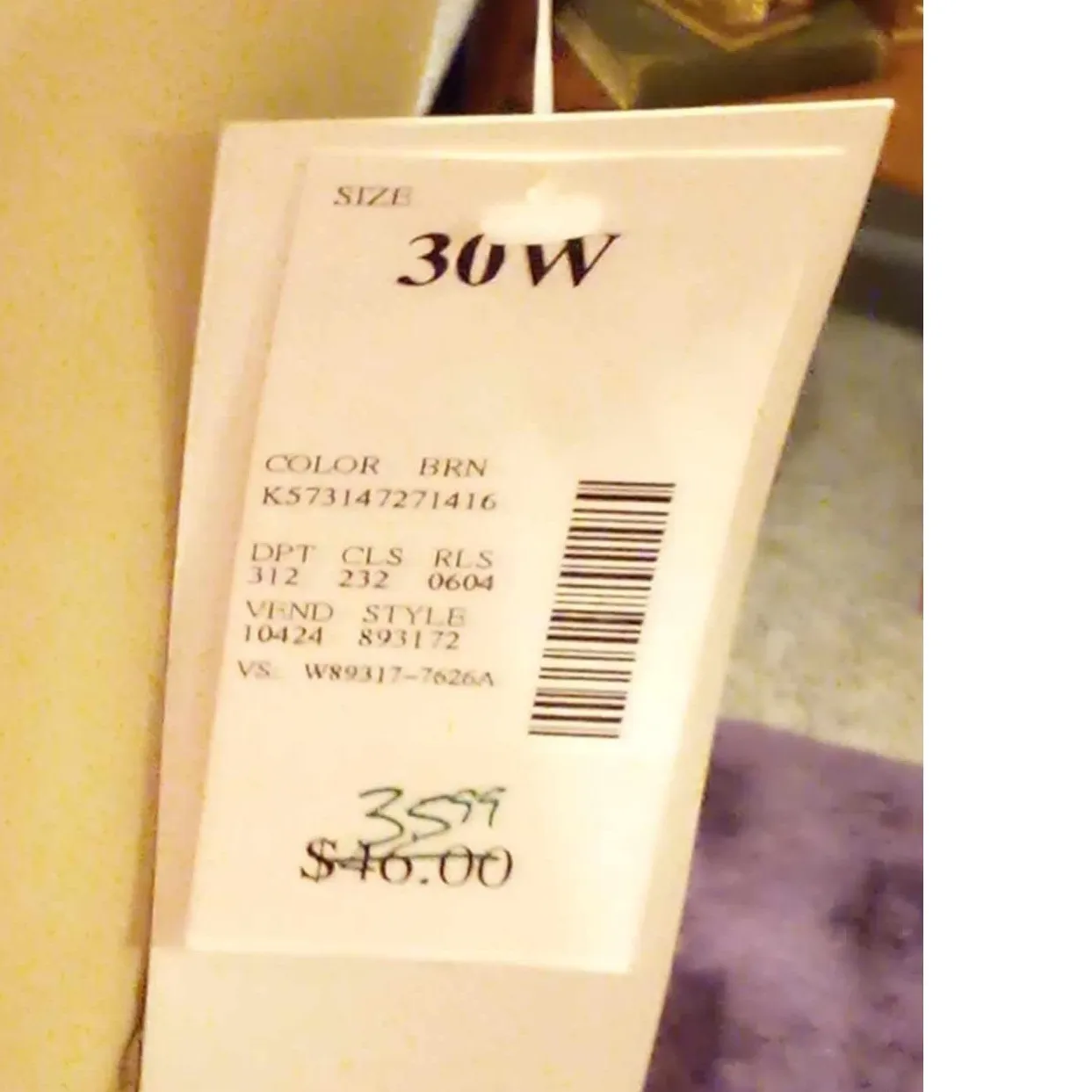 New York City Design Co Woman 30W Brown Animal Tropical Print Tunic Top - Image 4